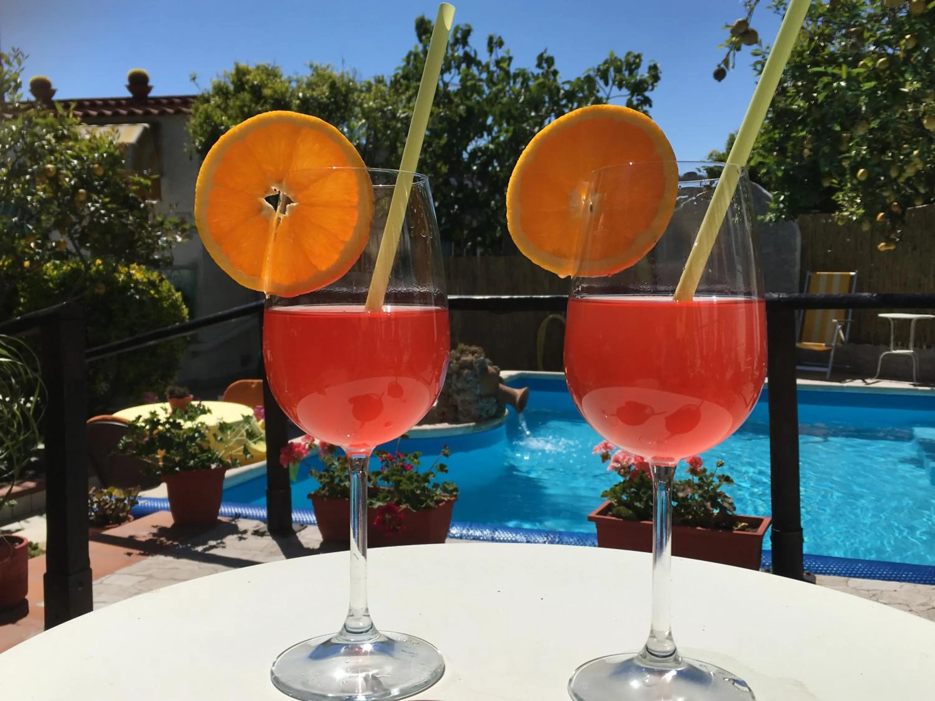 Swimming pool in hotel la rondinella