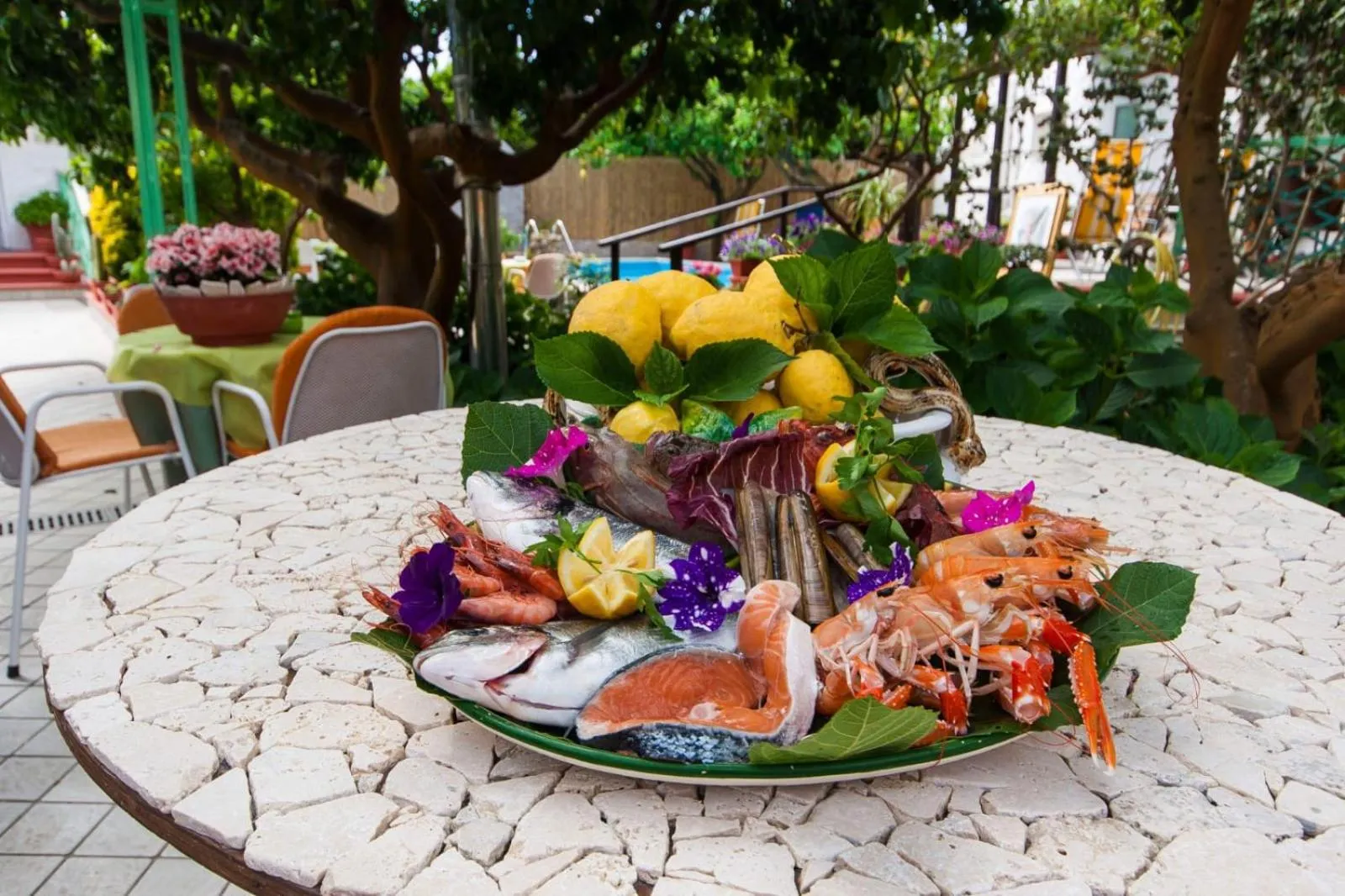 Food close-up in hotel la rondinella