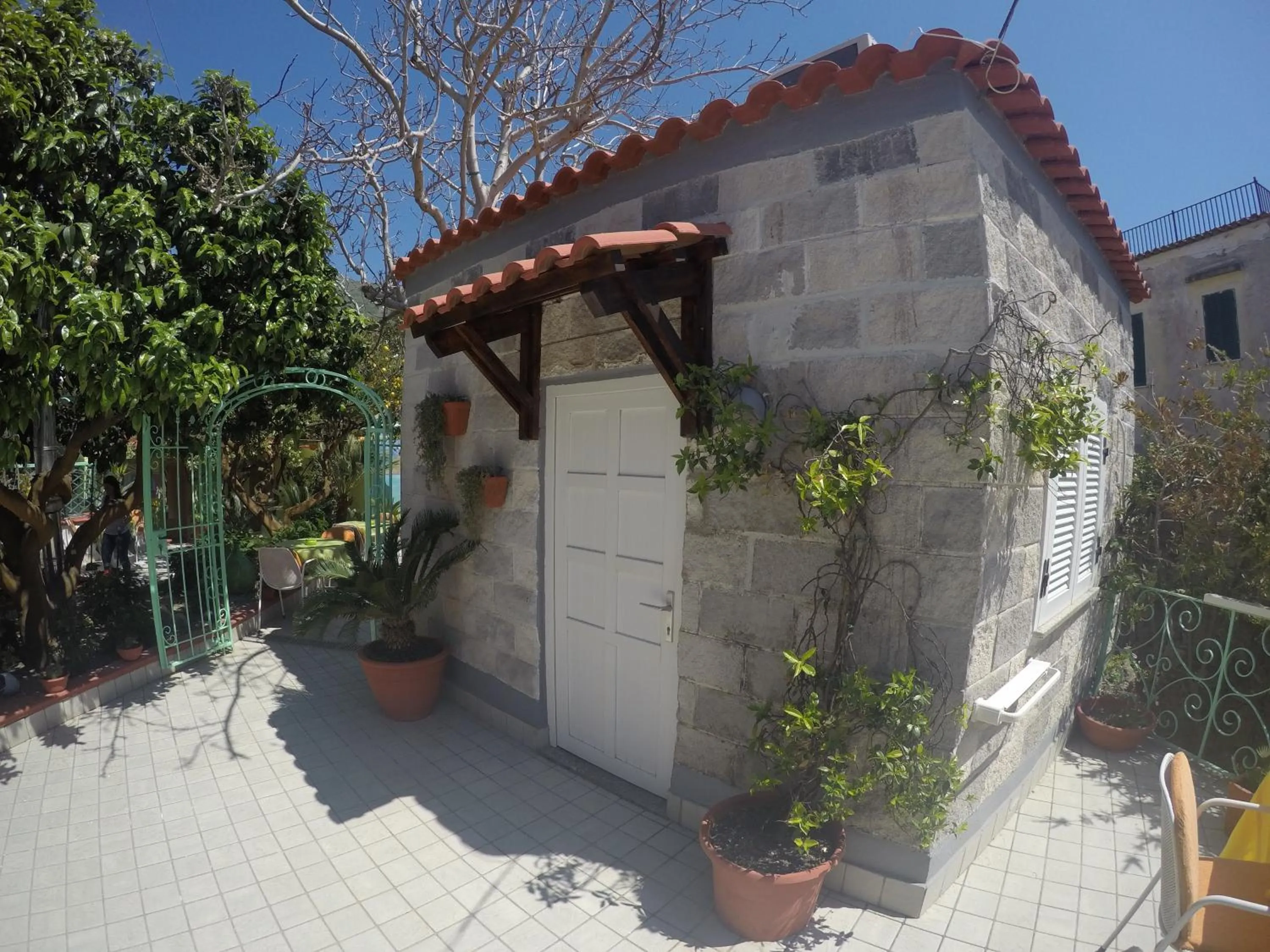 Garden view in hotel la rondinella