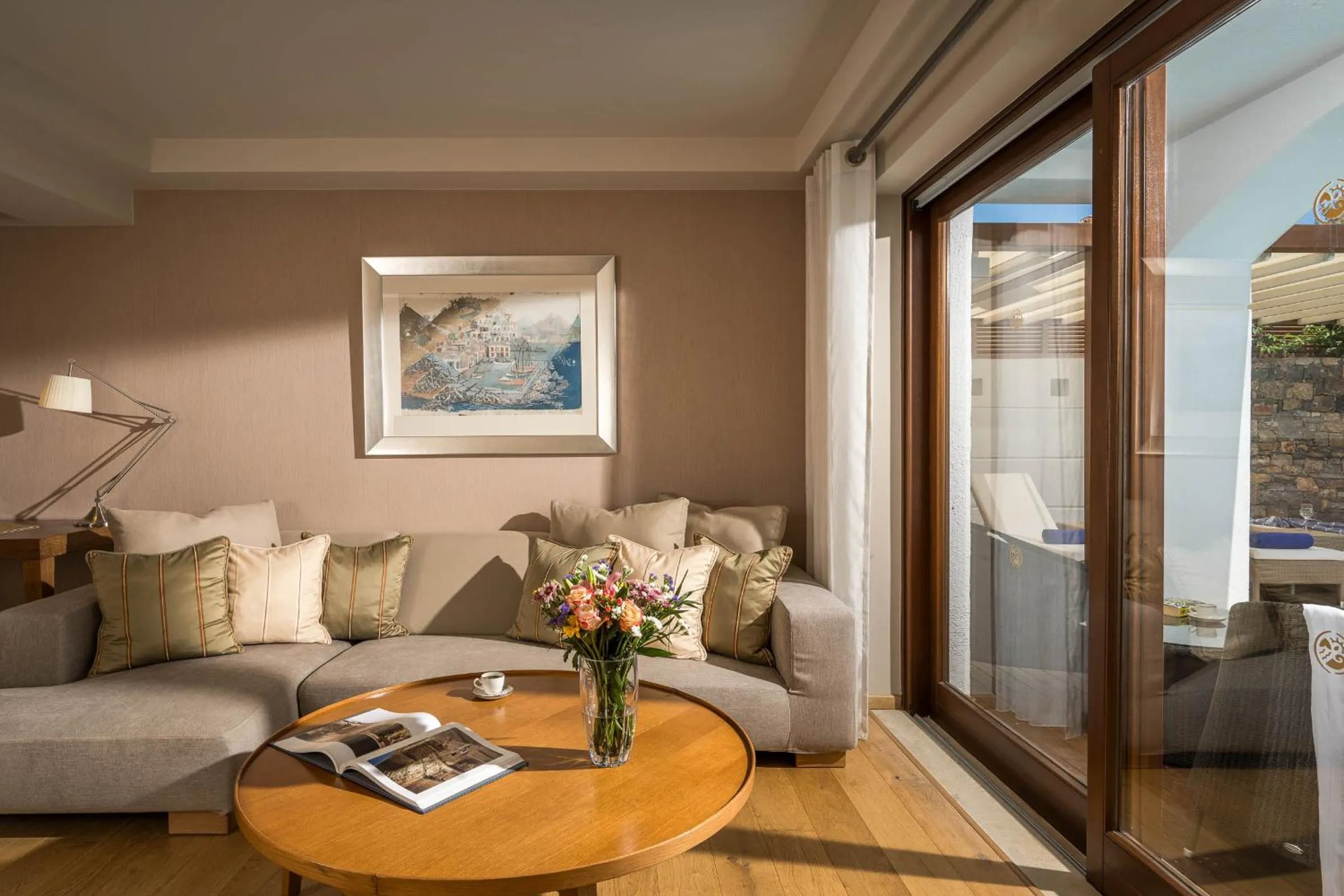 Living room in Creta Maris Resort