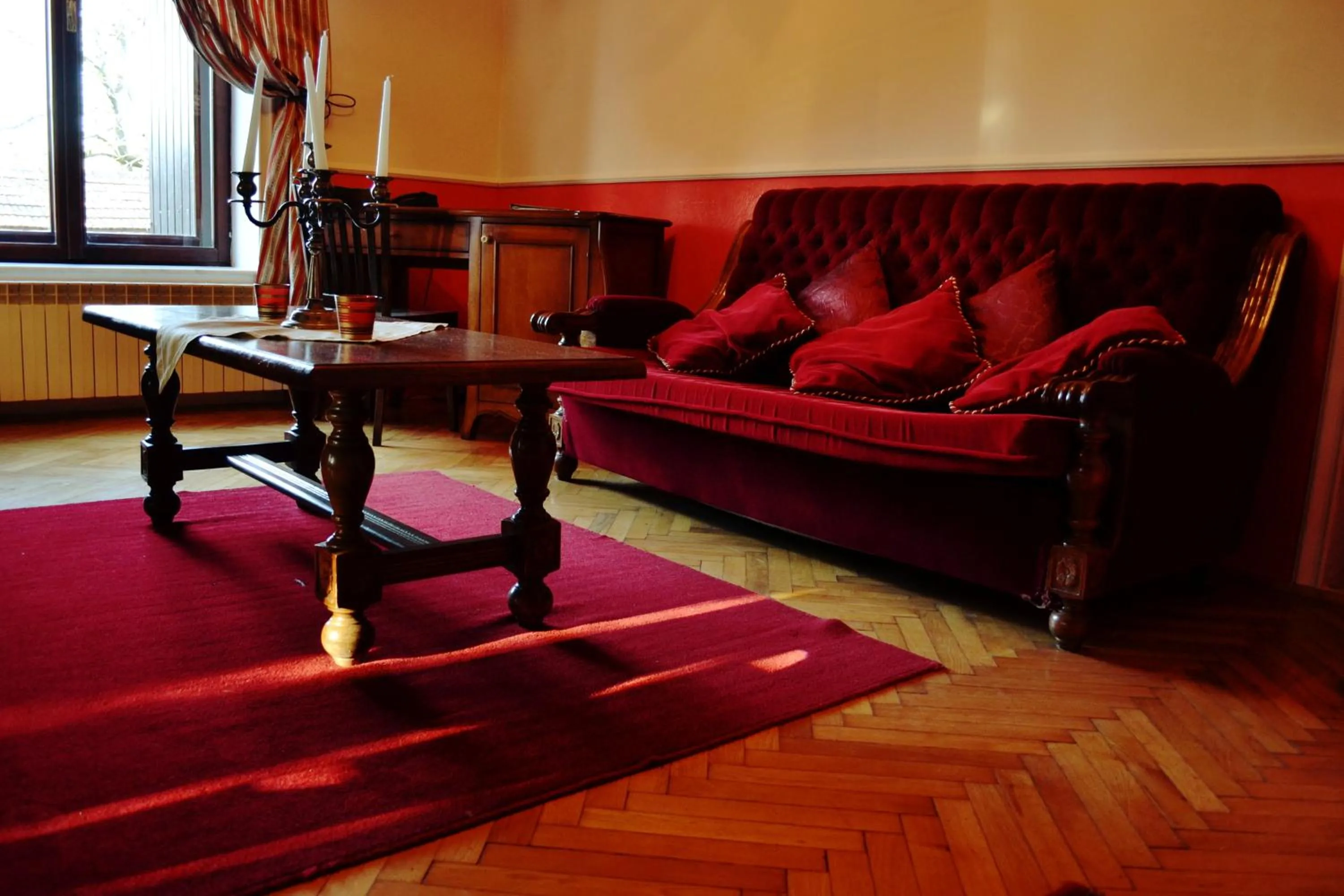 Living room in Villa Castelul Maria