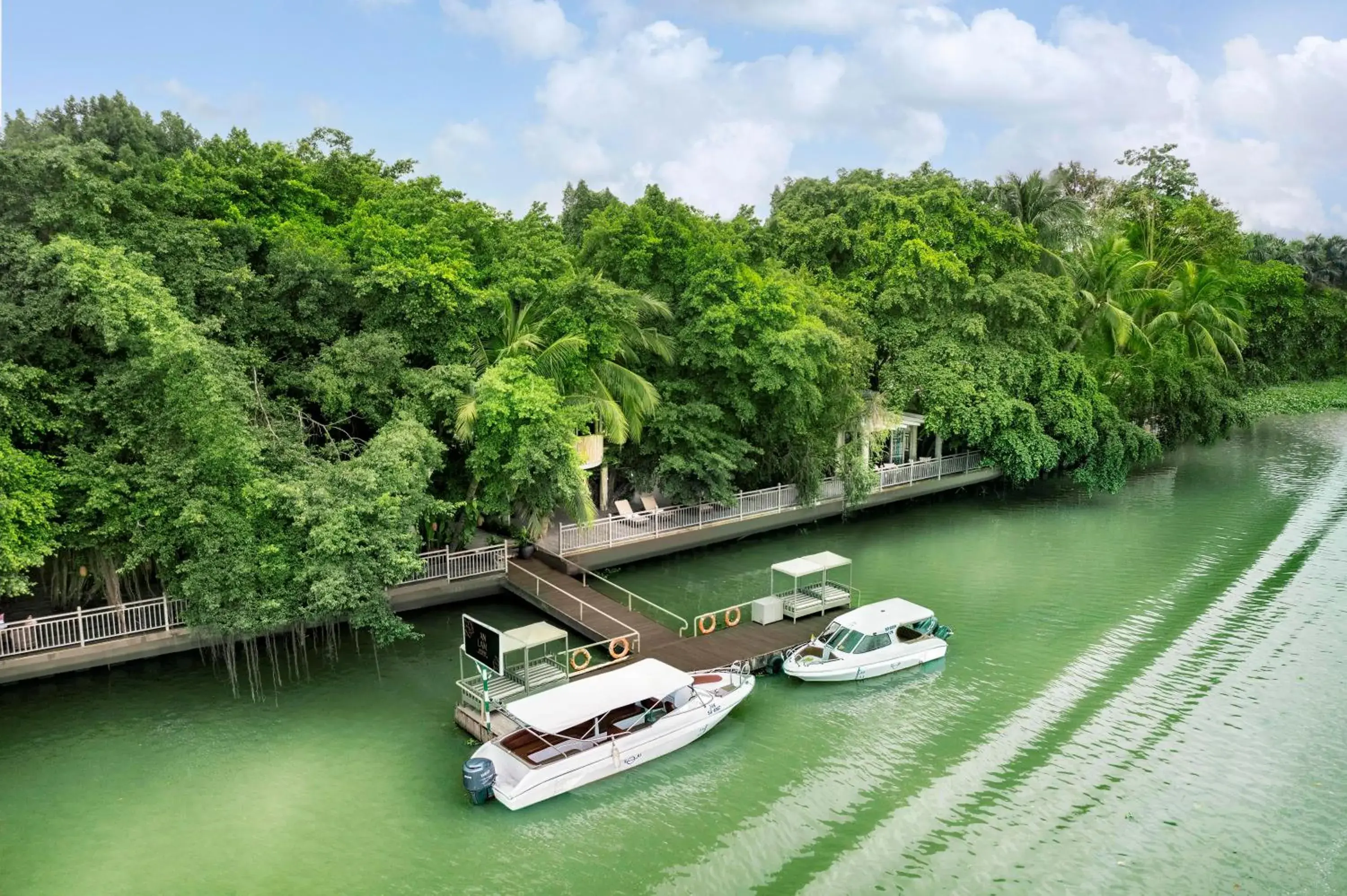 Bird's eye view in An Lam Retreats Saigon River Bird's eye view in An Lam Retreats Saigon River
