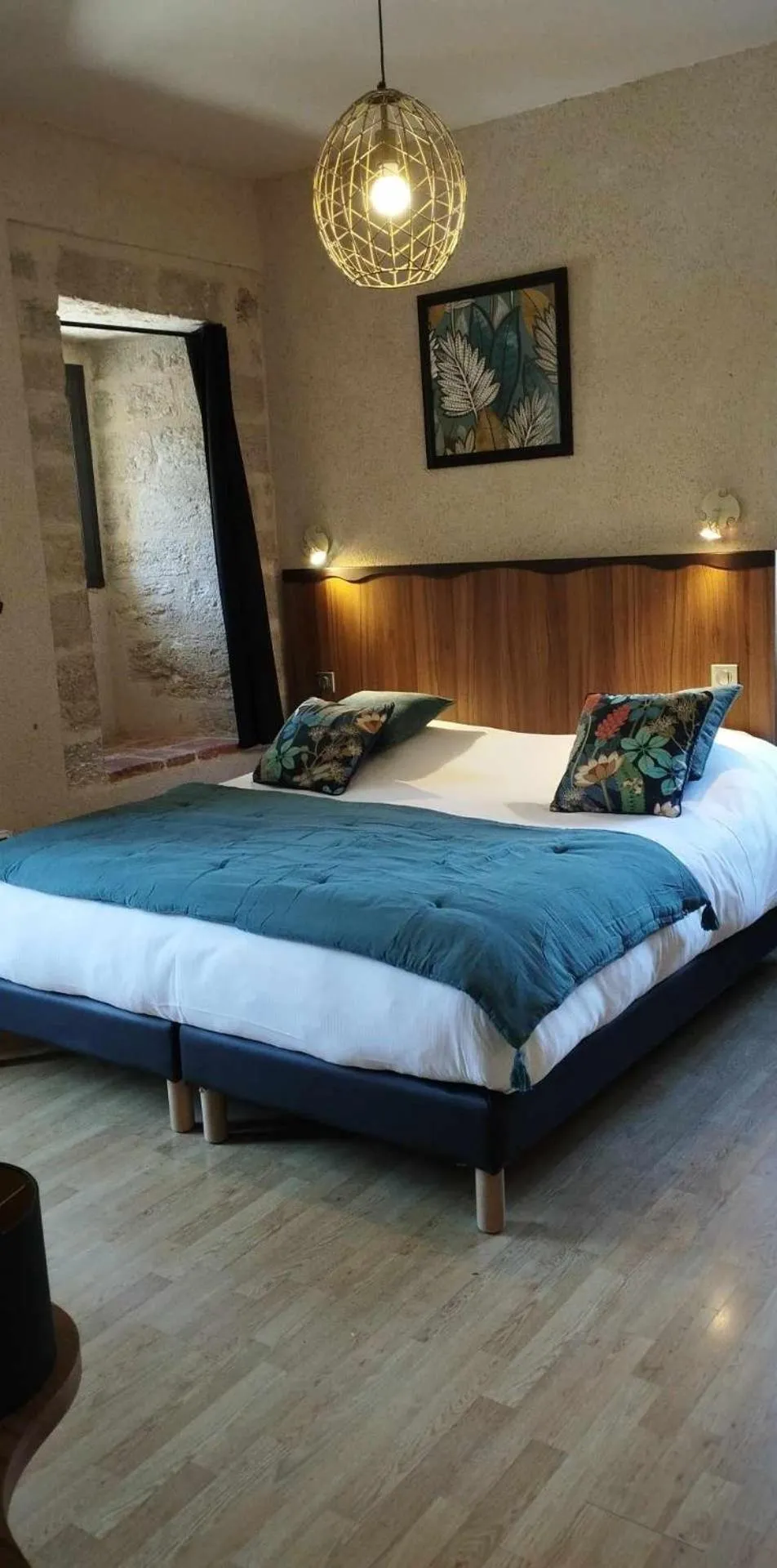 Bed in Hôtel Spa La Truite Dorée