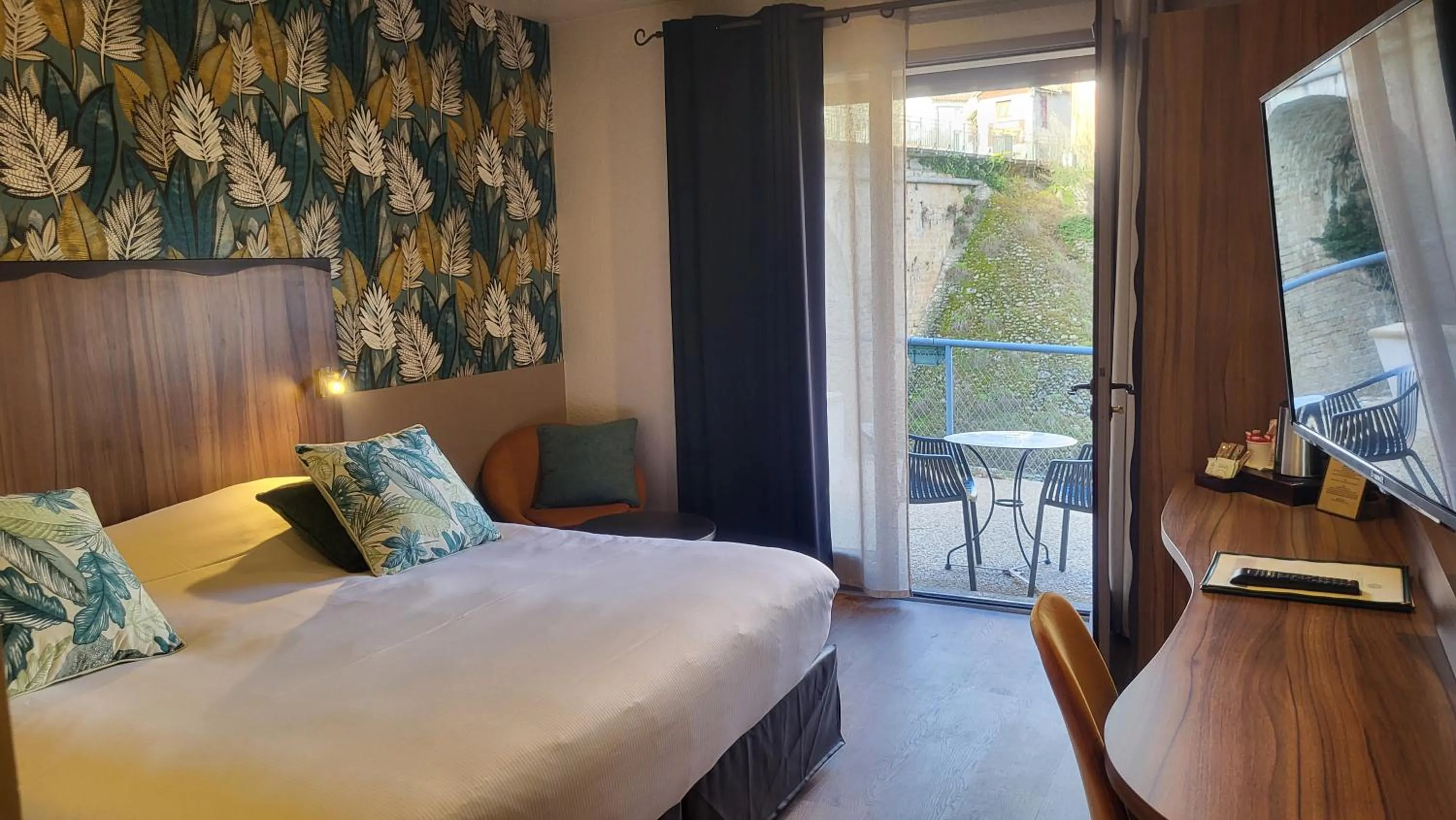 Bed in Hôtel Spa La Truite Dorée