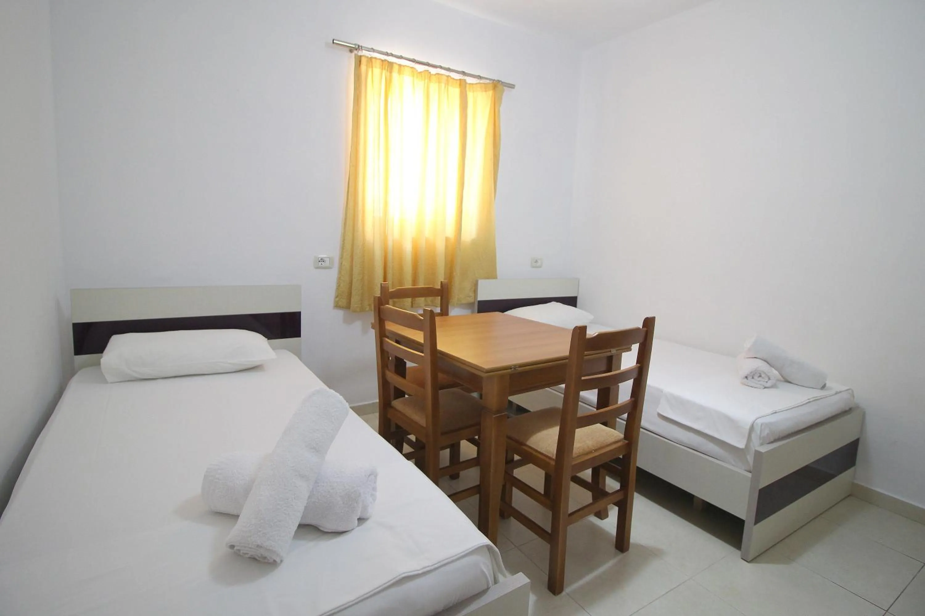 Bedroom, Bed in Hotel Argjiro