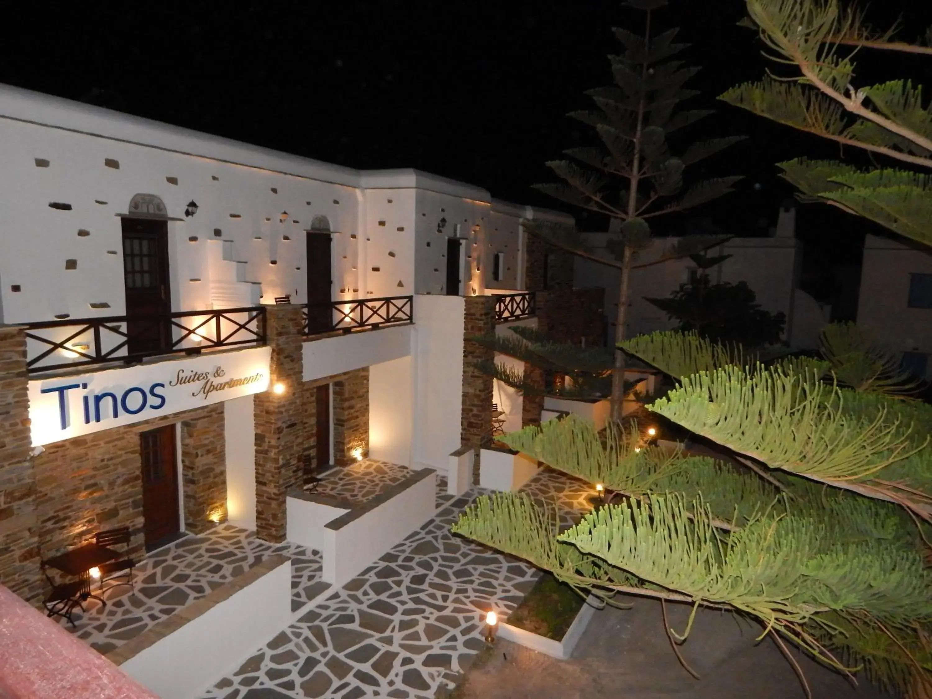 Bird's eye view in Tinos Suites & Apartments Bird's eye view in Tinos Suites & Apartments