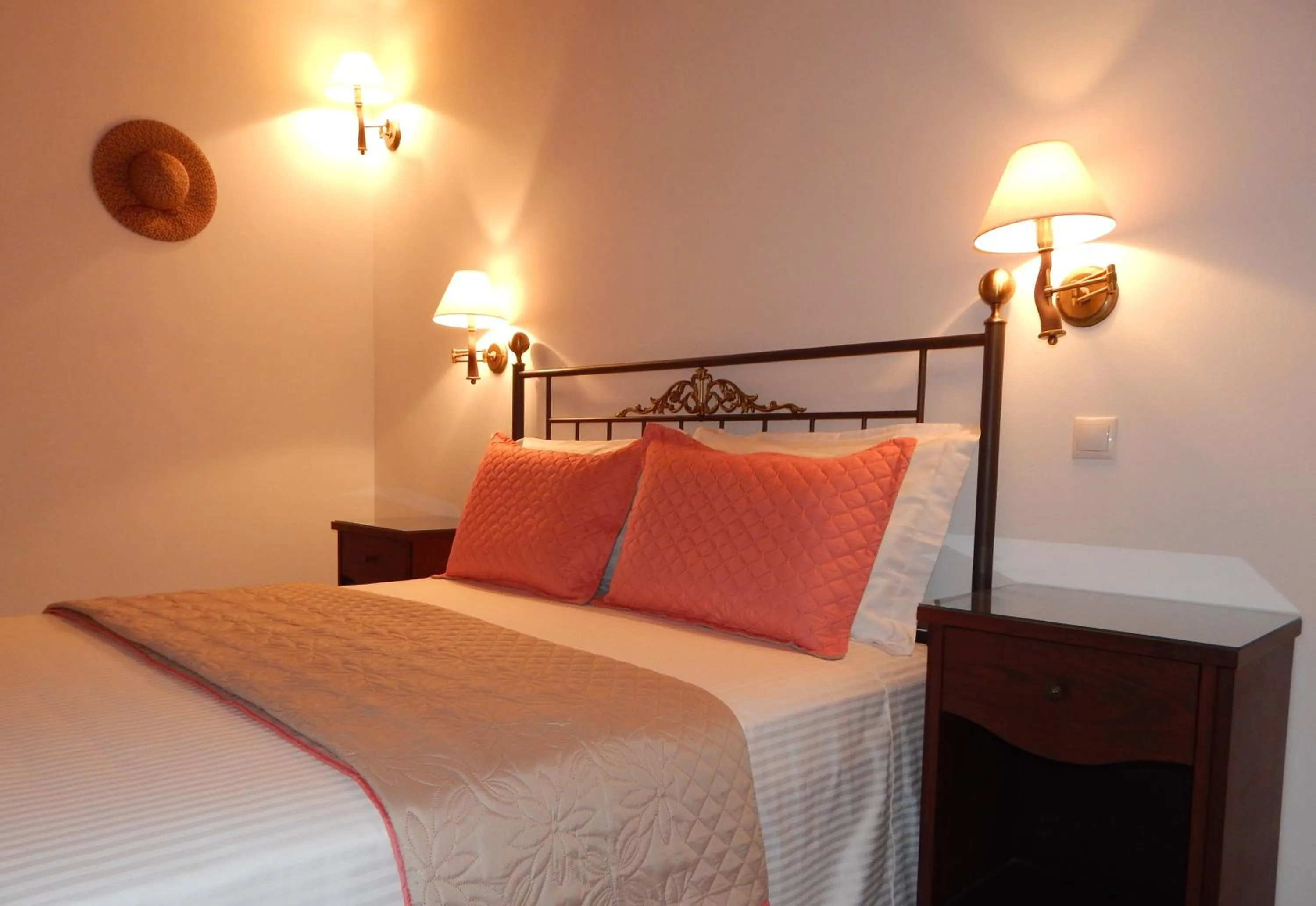 Bed in Tinos Suites & Apartments