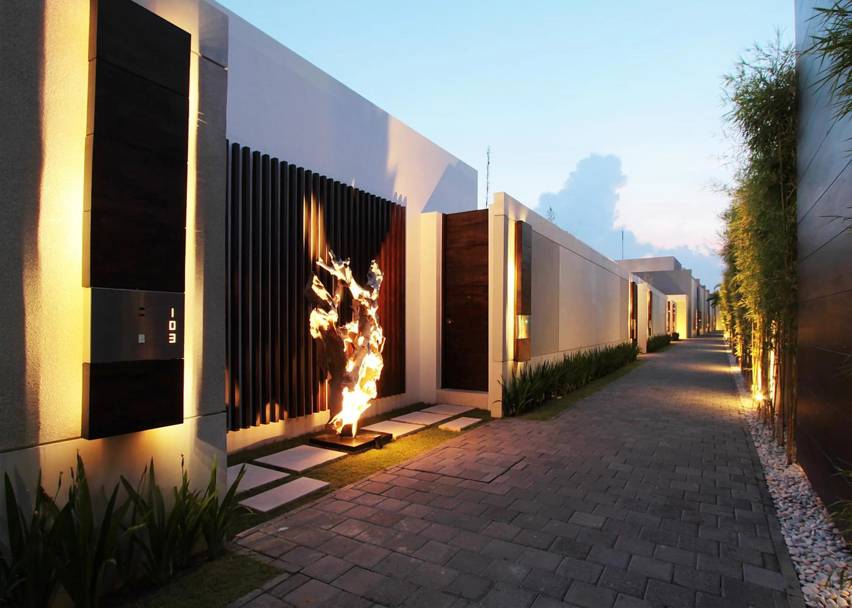 Garden view in eqUILIBRIA Seminyak