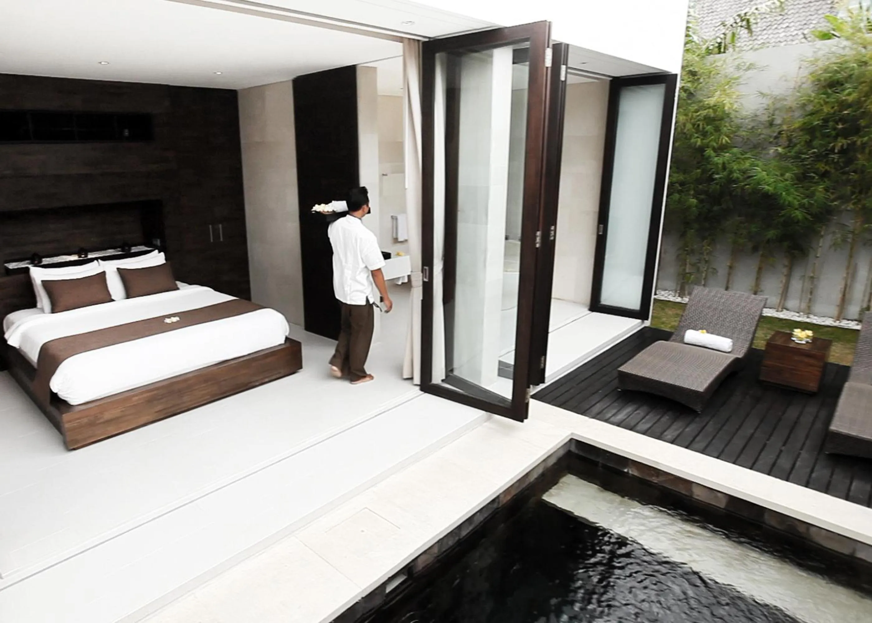 Bedroom, Bed in eqUILIBRIA Seminyak