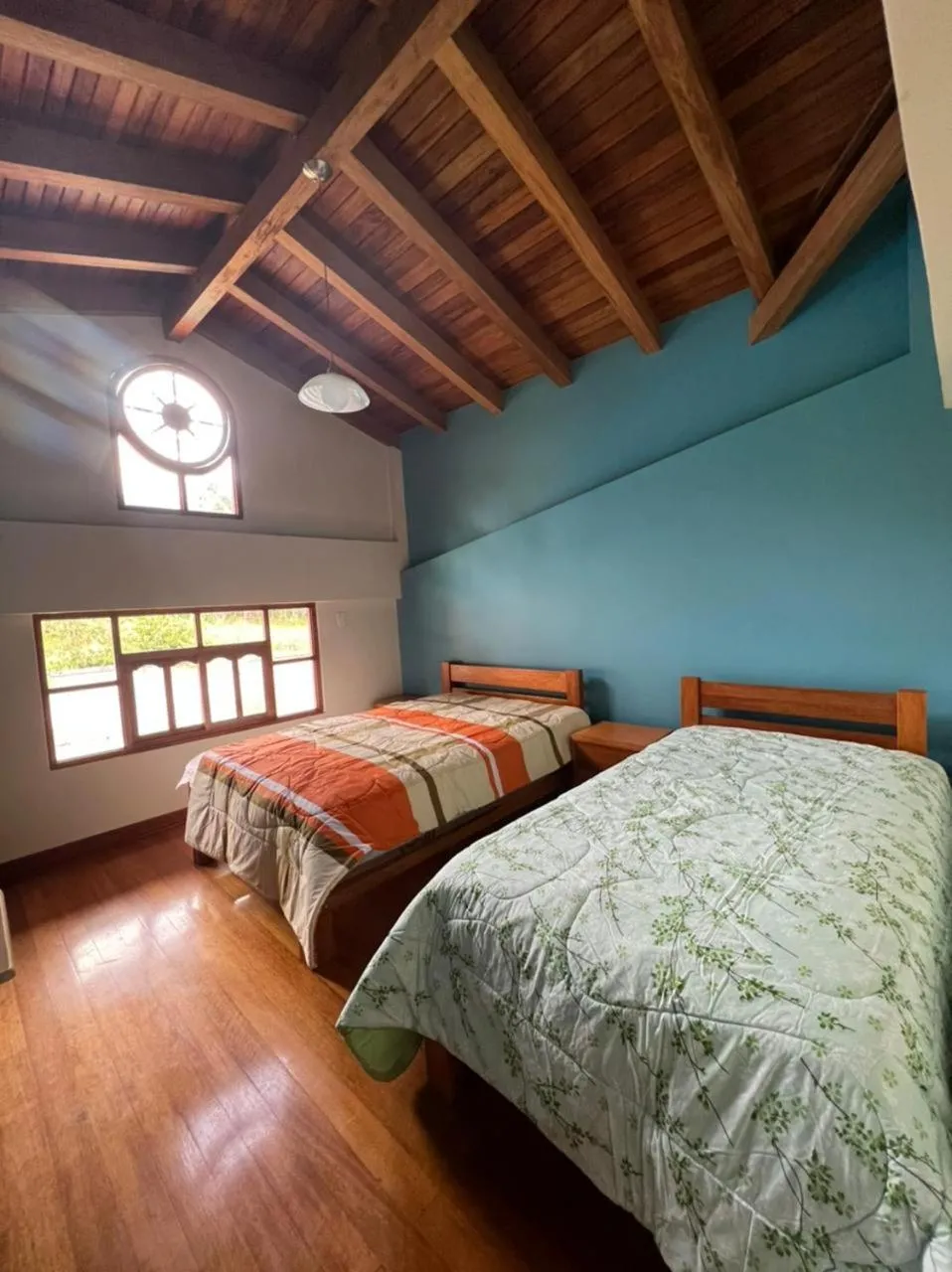 Bed in Lodge Acopampa Inn