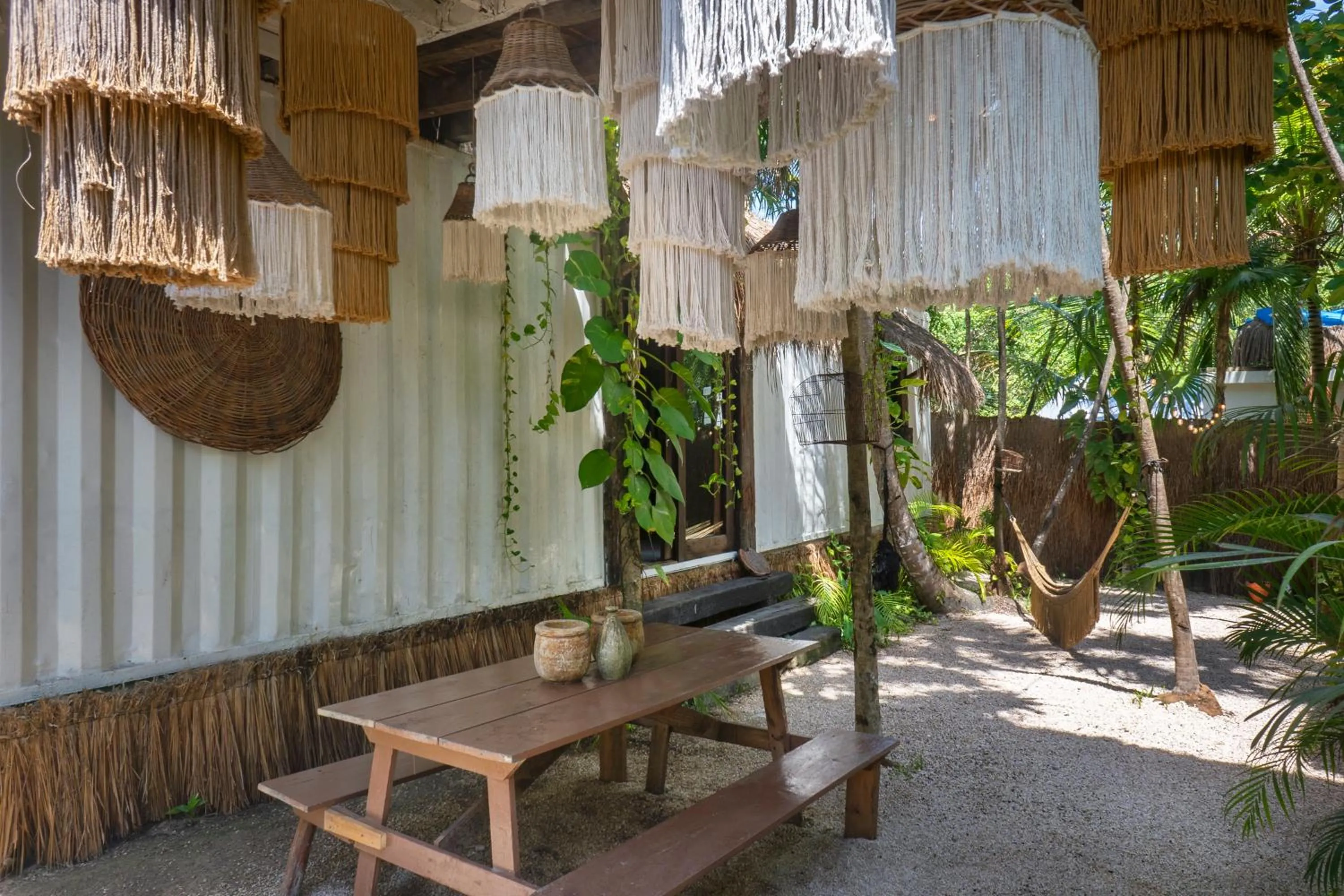 Patio in Pal Mar Glamtainer Tulum
