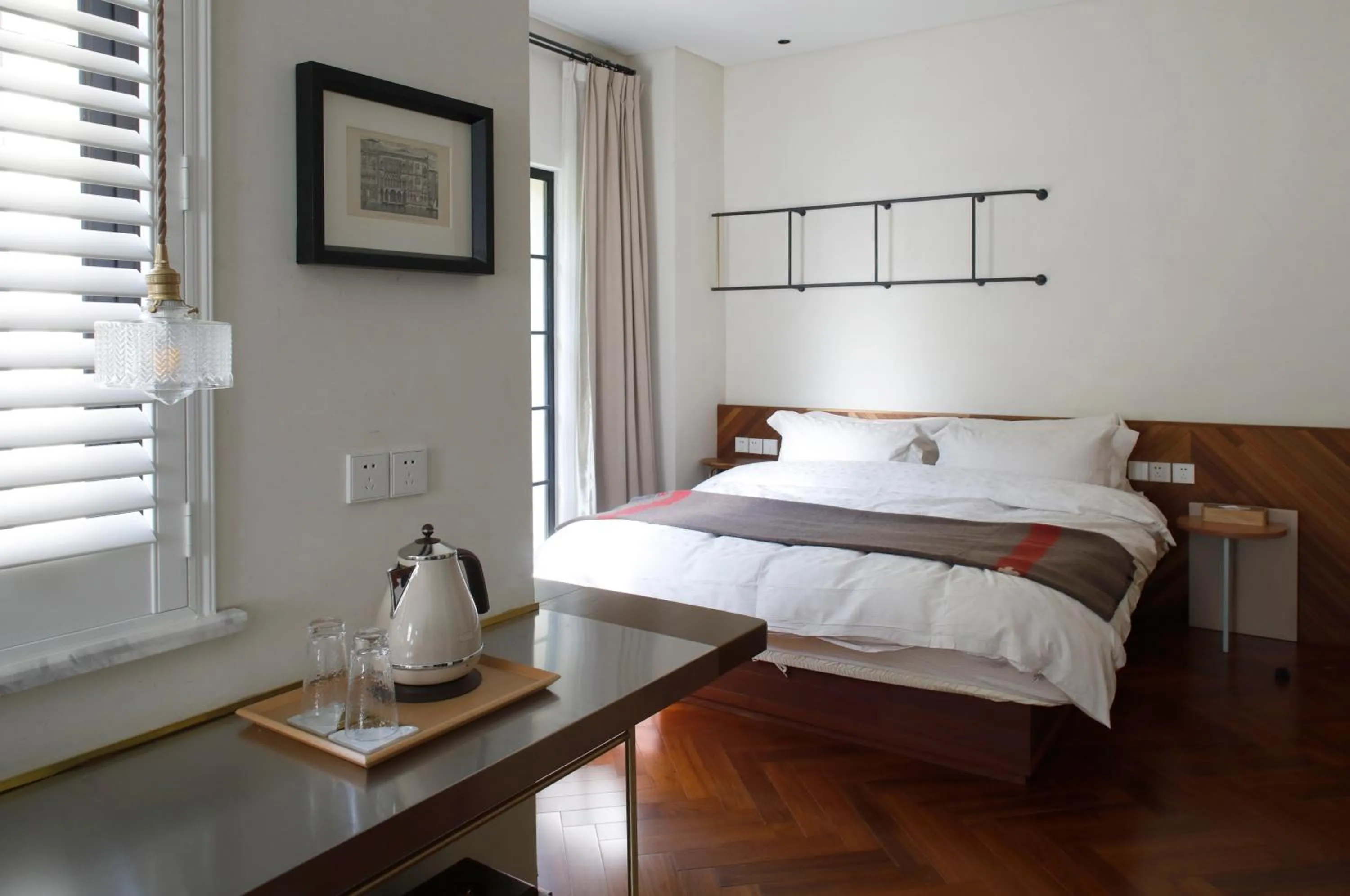 Bed in Mogan Mountain Fangu Boutique Villa
