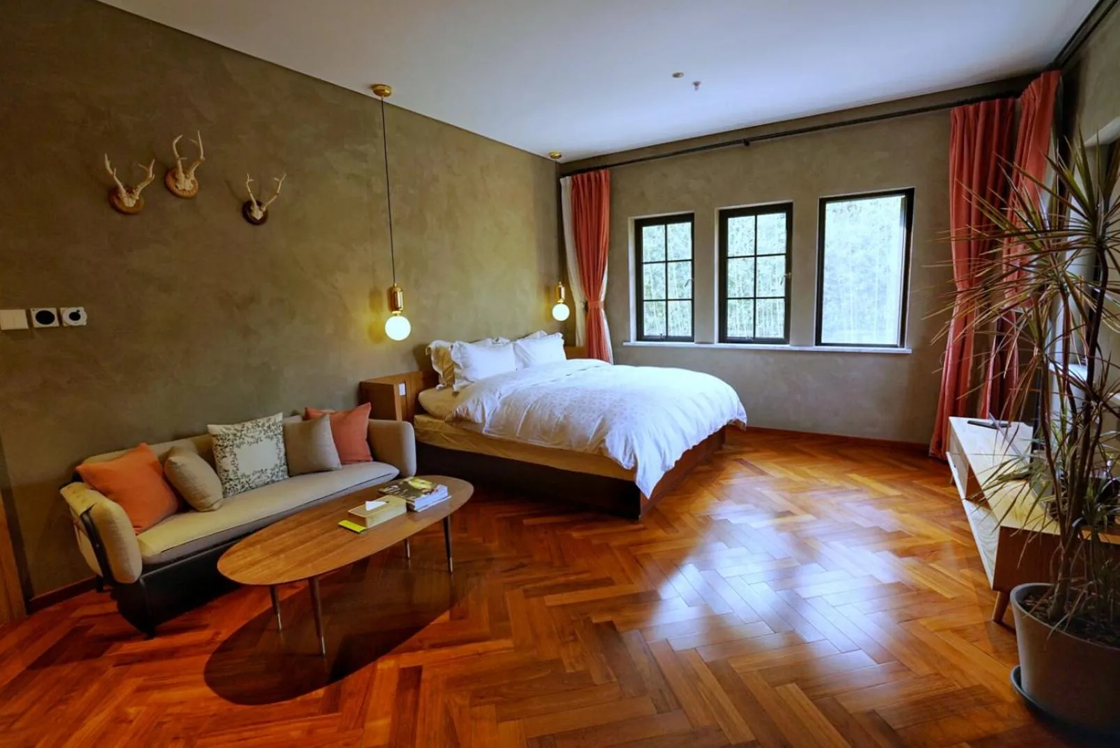 Photo of the whole room, Bed in Mogan Mountain Fangu Boutique Villa