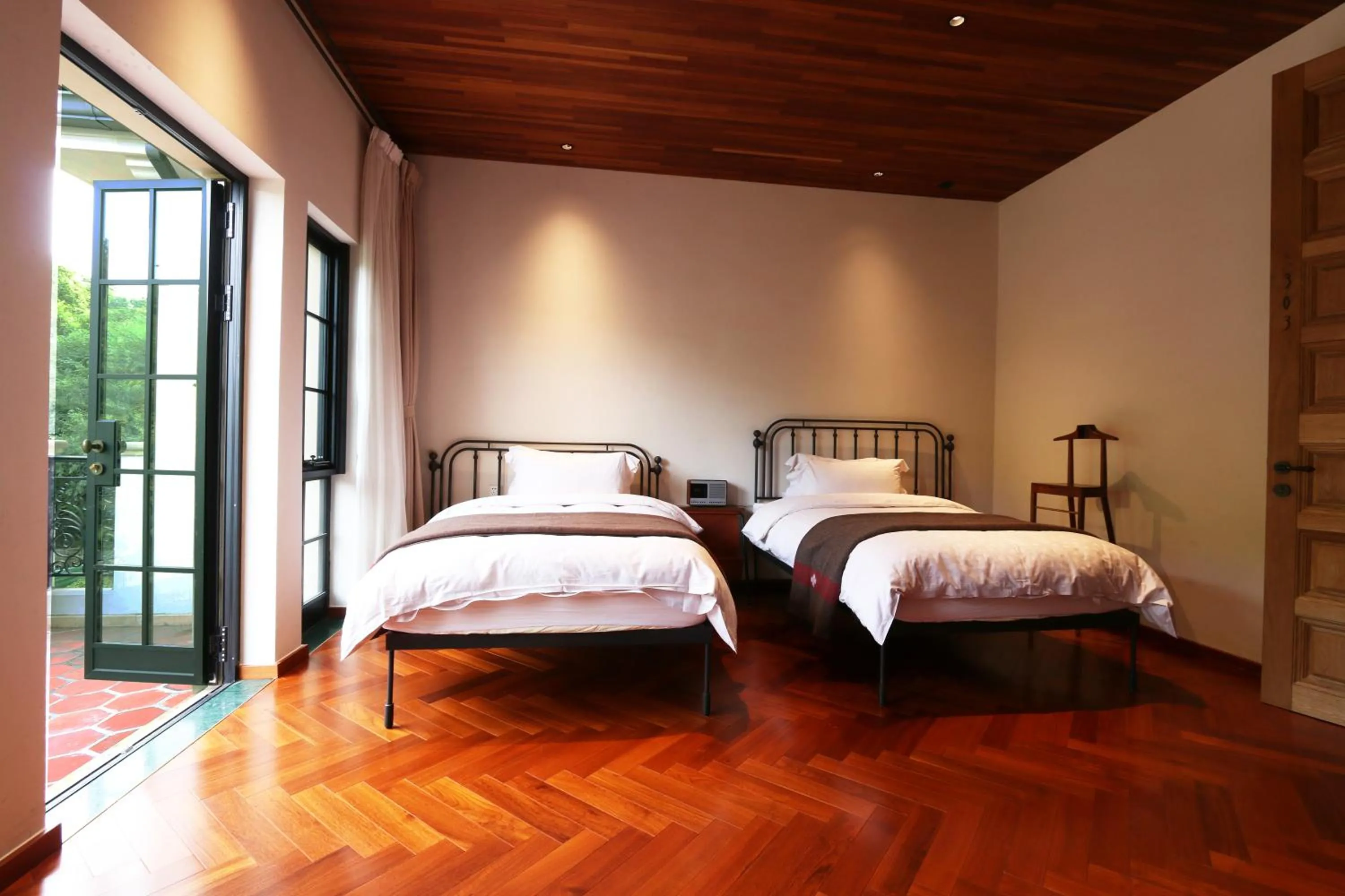 Bed in Mogan Mountain Fangu Boutique Villa
