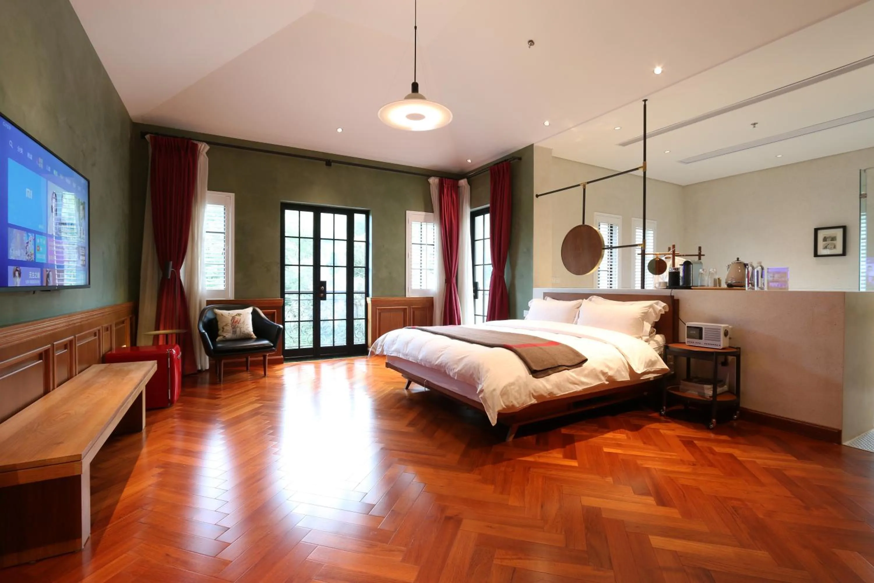 Photo of the whole room, Bed in Mogan Mountain Fangu Boutique Villa