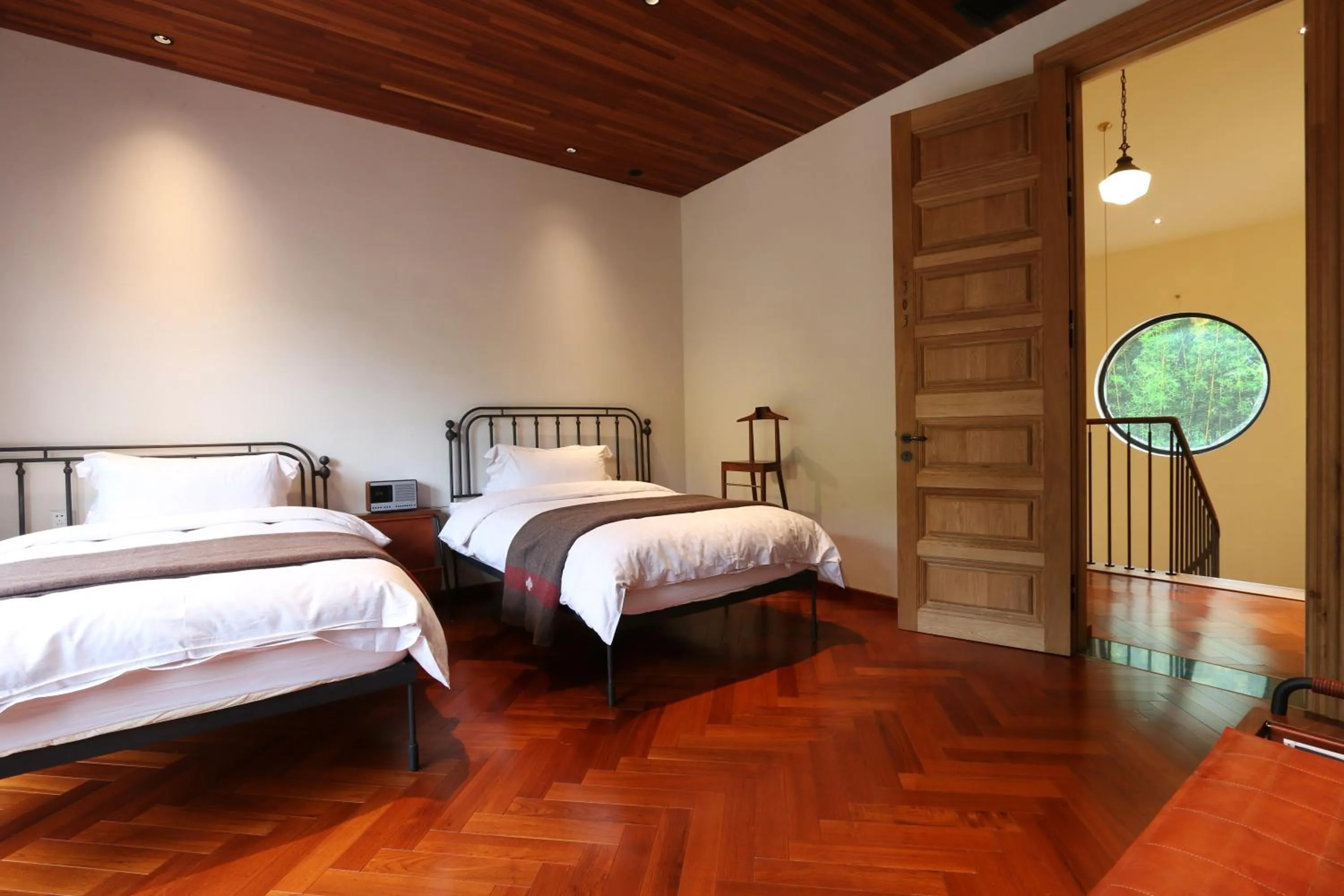 Bed in Mogan Mountain Fangu Boutique Villa