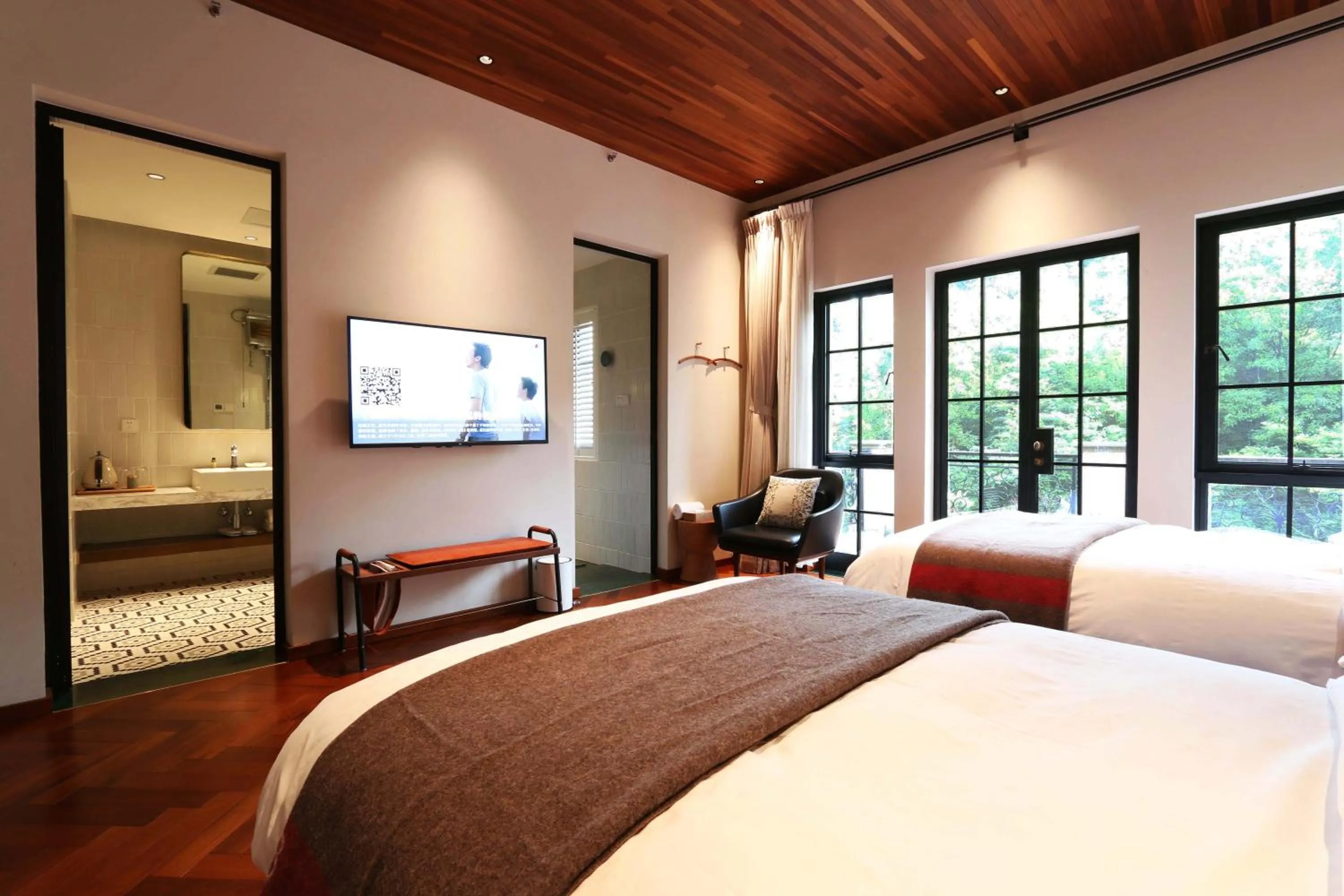 Photo of the whole room, Bed in Mogan Mountain Fangu Boutique Villa