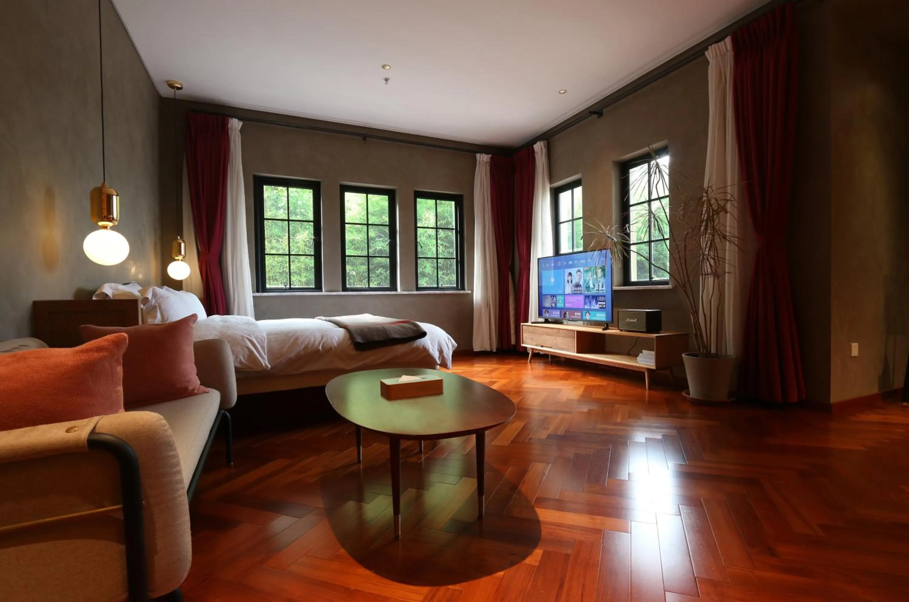 Living room in Mogan Mountain Fangu Boutique Villa