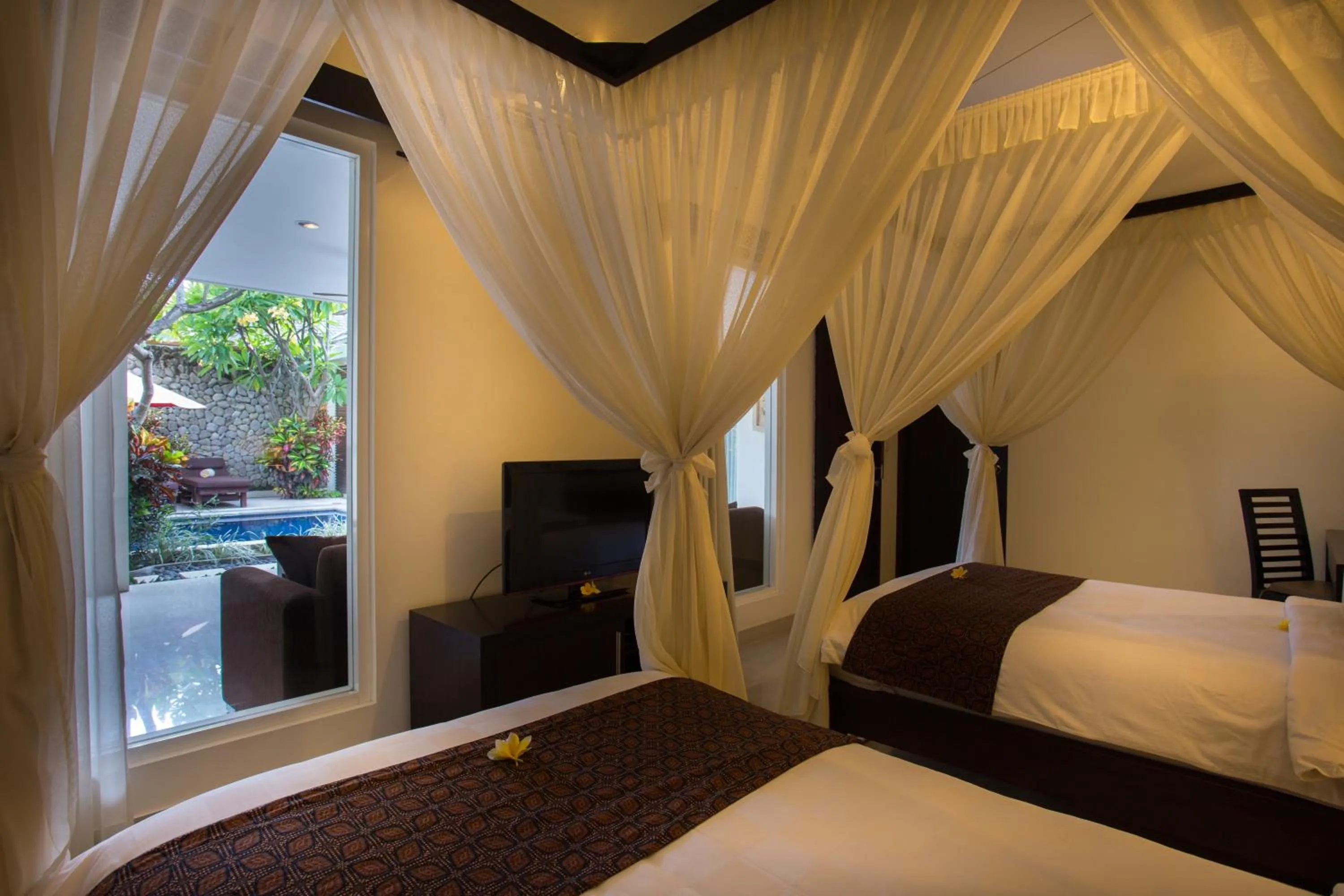 Bed in The Yubi Boutique Villas Seminyak