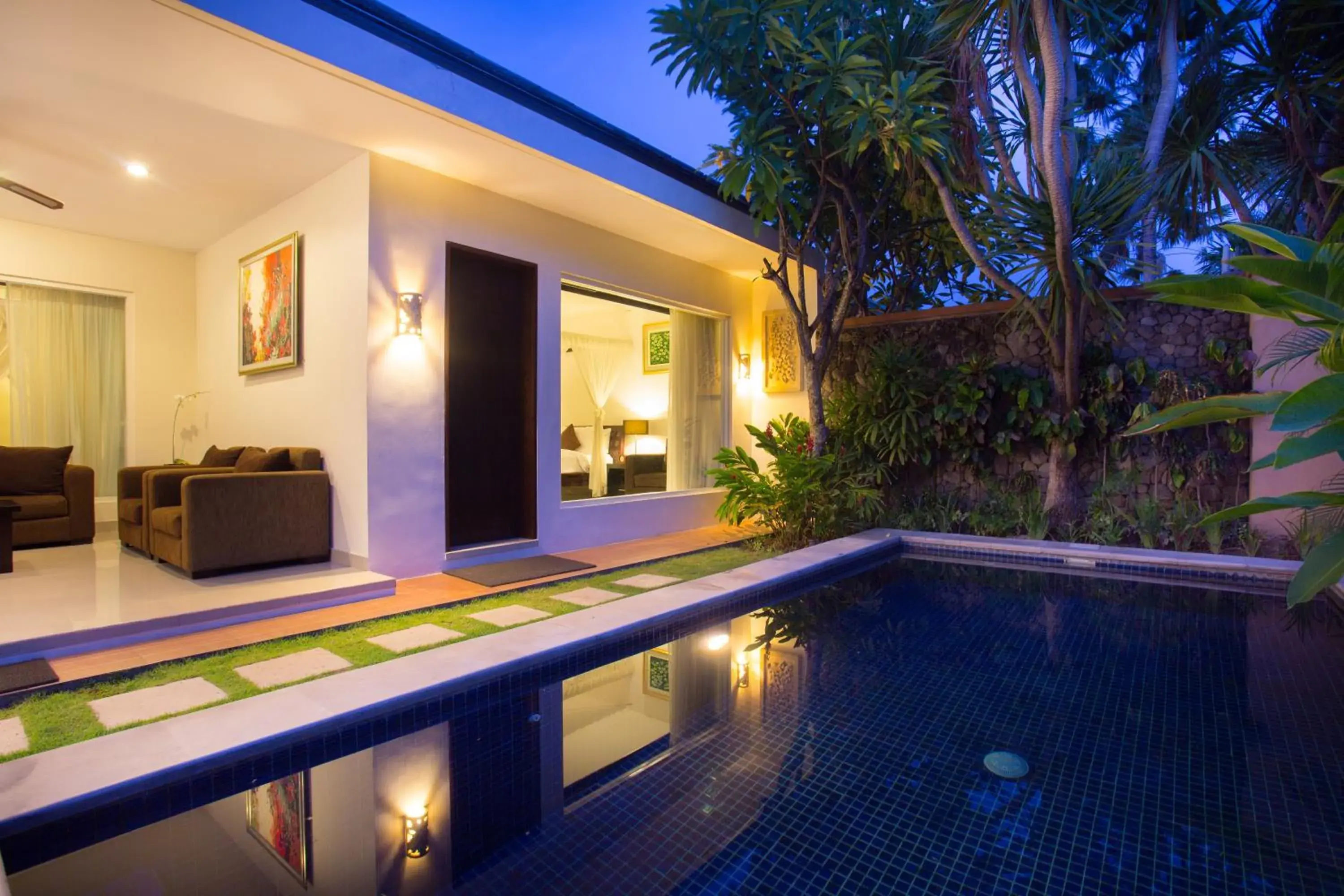 Swimming pool in The Yubi Boutique Villas Seminyak Swimming pool in The Yubi Boutique Villas Seminyak
