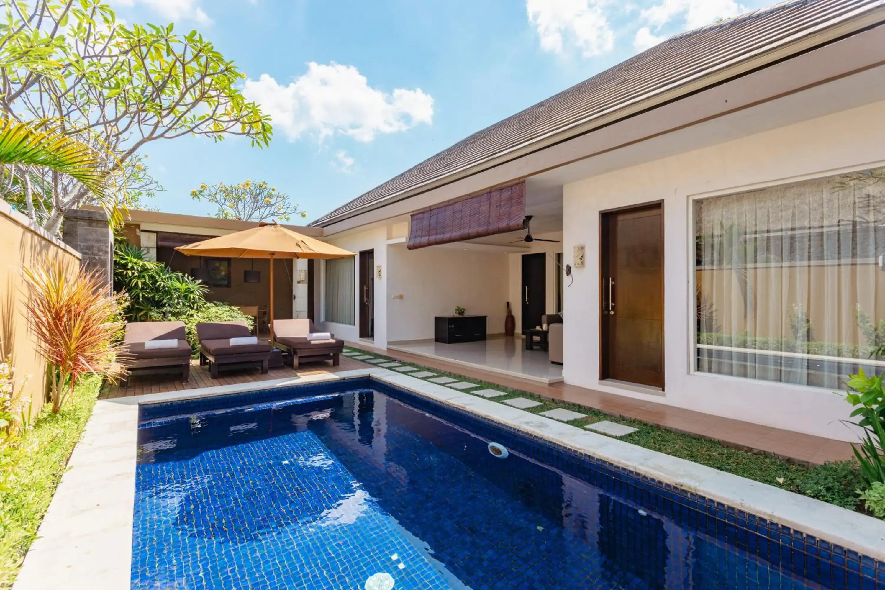 Three-Bedroom Villa with Private Pool in The Yubi Boutique Villas Seminyak Three-Bedroom Villa with Private Pool in The Yubi Boutique Villas Seminyak