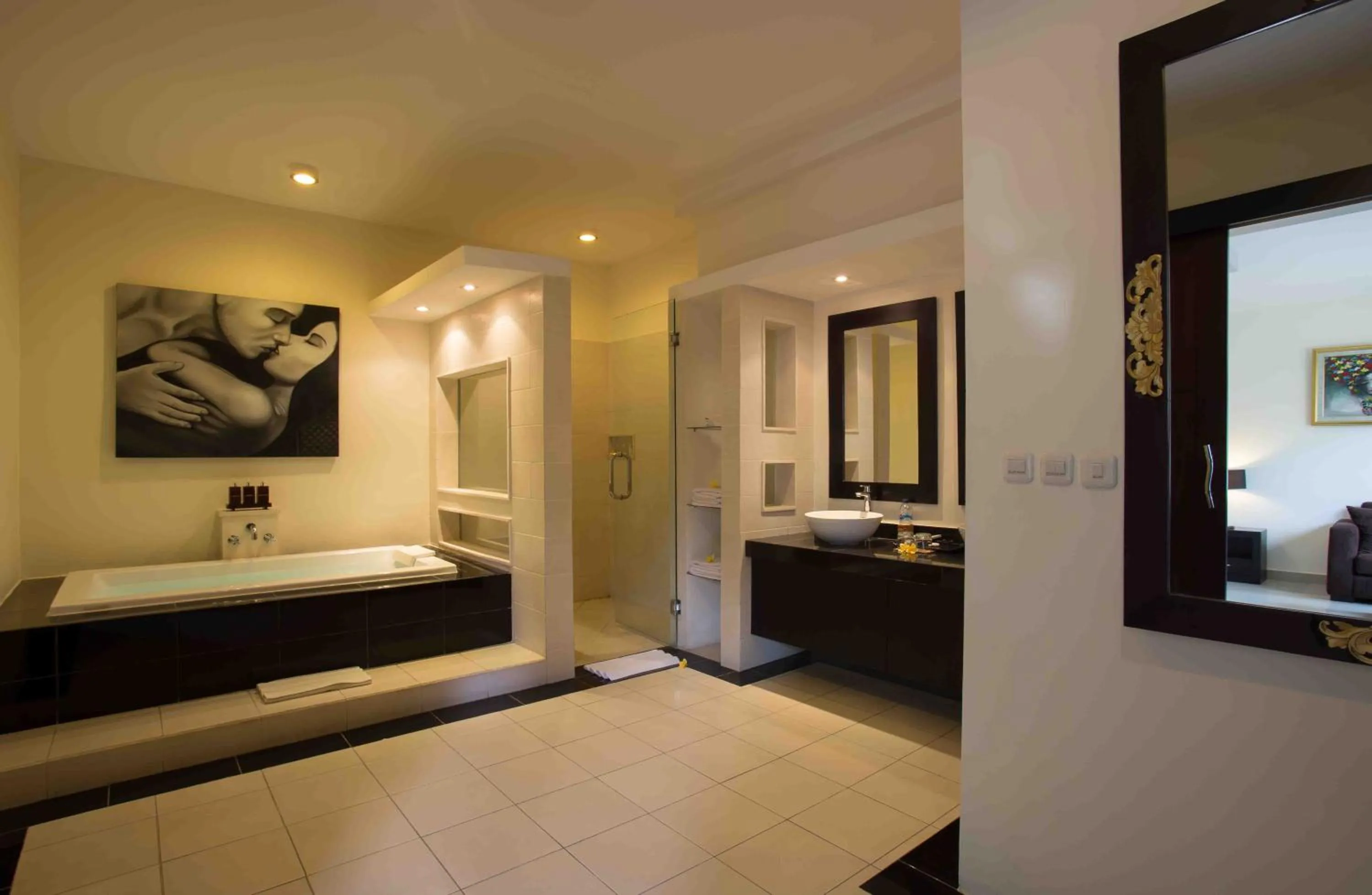 Bathroom, Bed in The Yubi Boutique Villas Seminyak