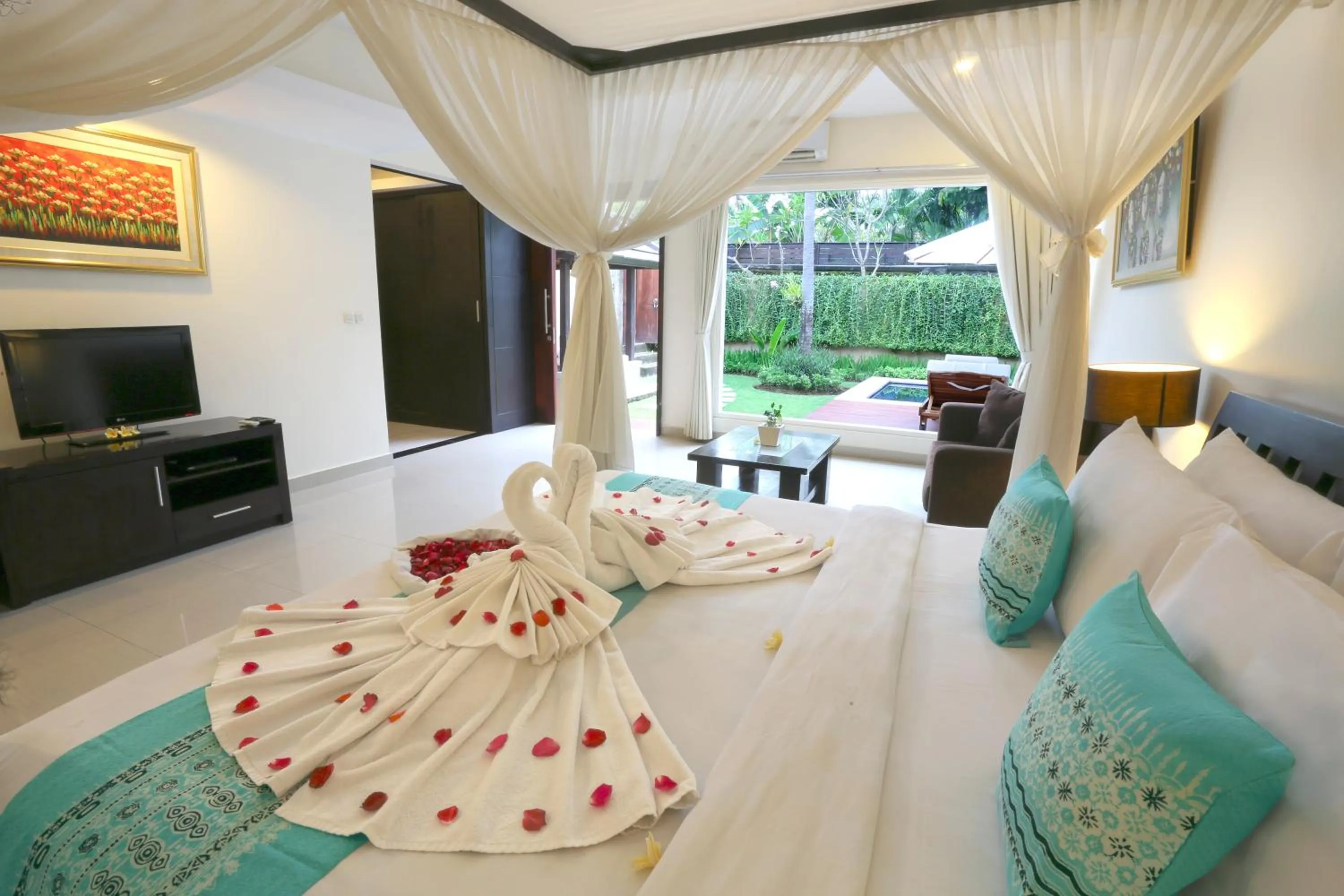 Bedroom, Bed in The Yubi Boutique Villas Seminyak