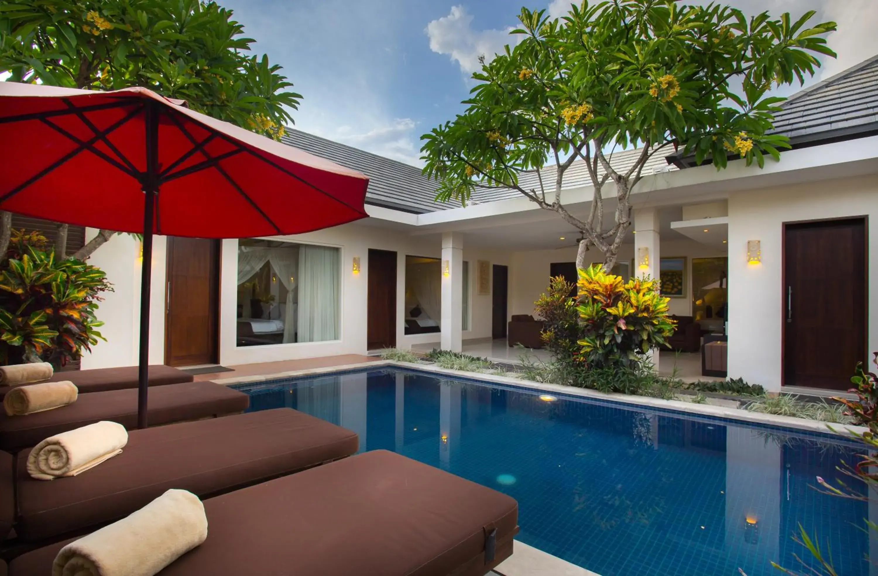 Swimming pool in The Yubi Boutique Villas Seminyak Swimming pool in The Yubi Boutique Villas Seminyak