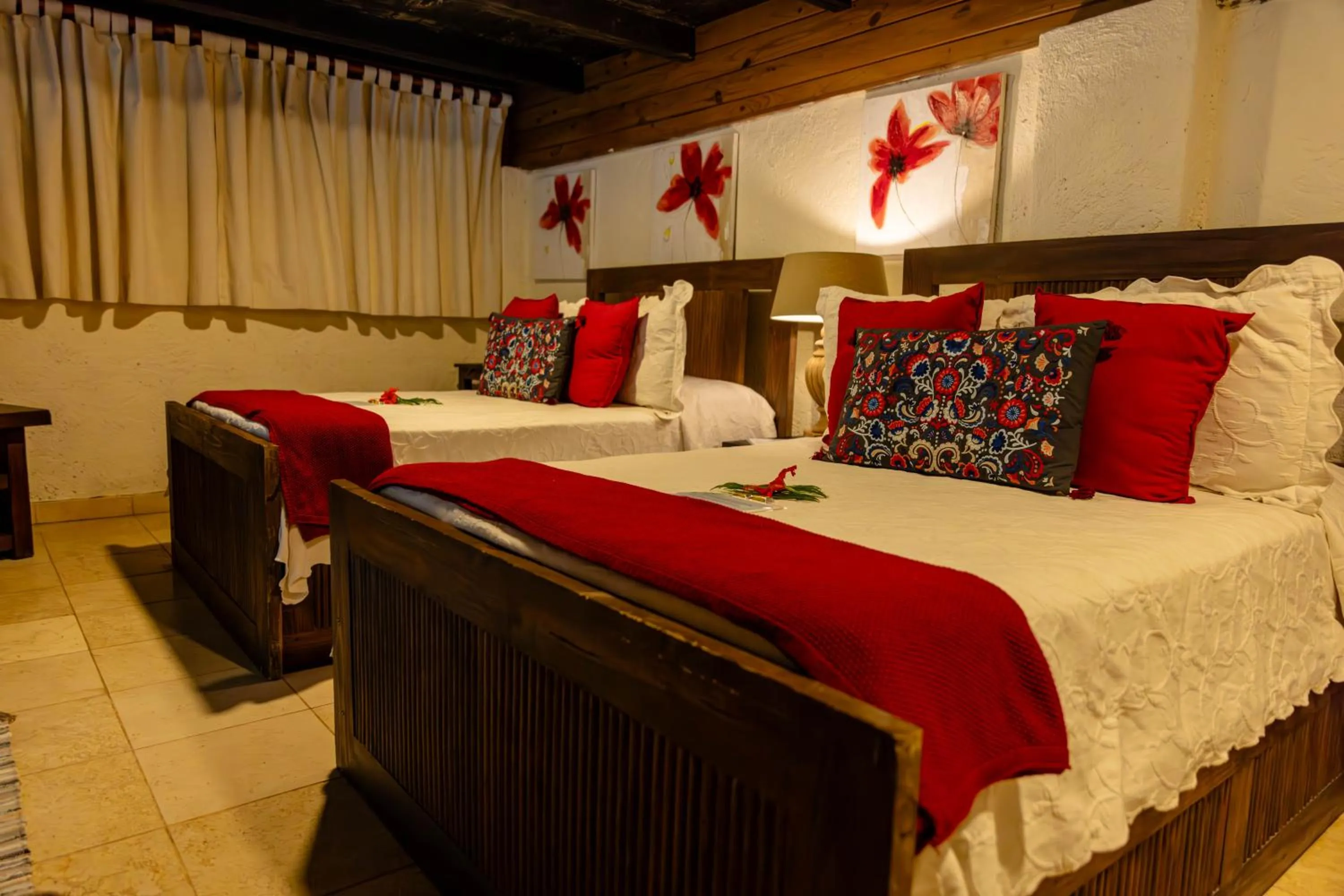 Bed in Platon Ecolodge