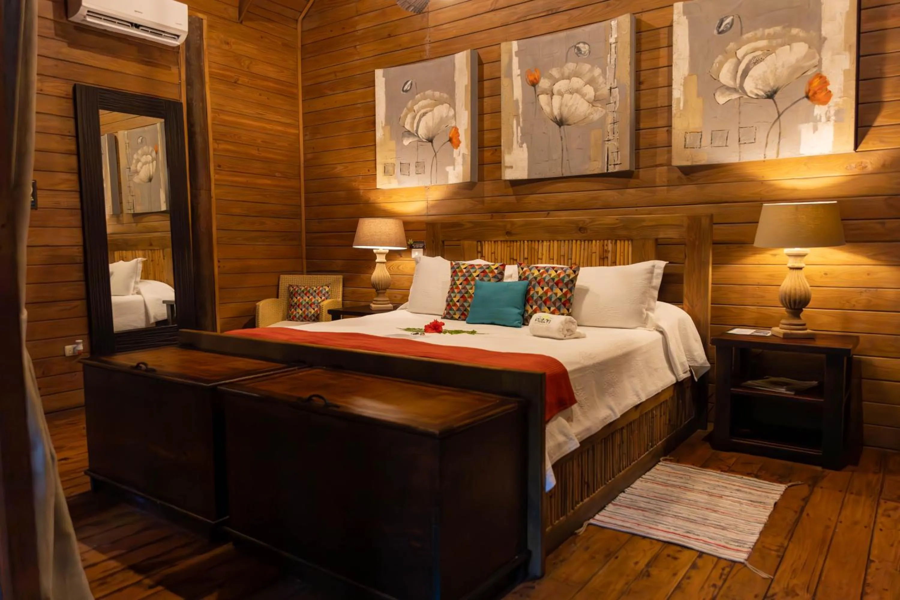 Bed in Platon Ecolodge