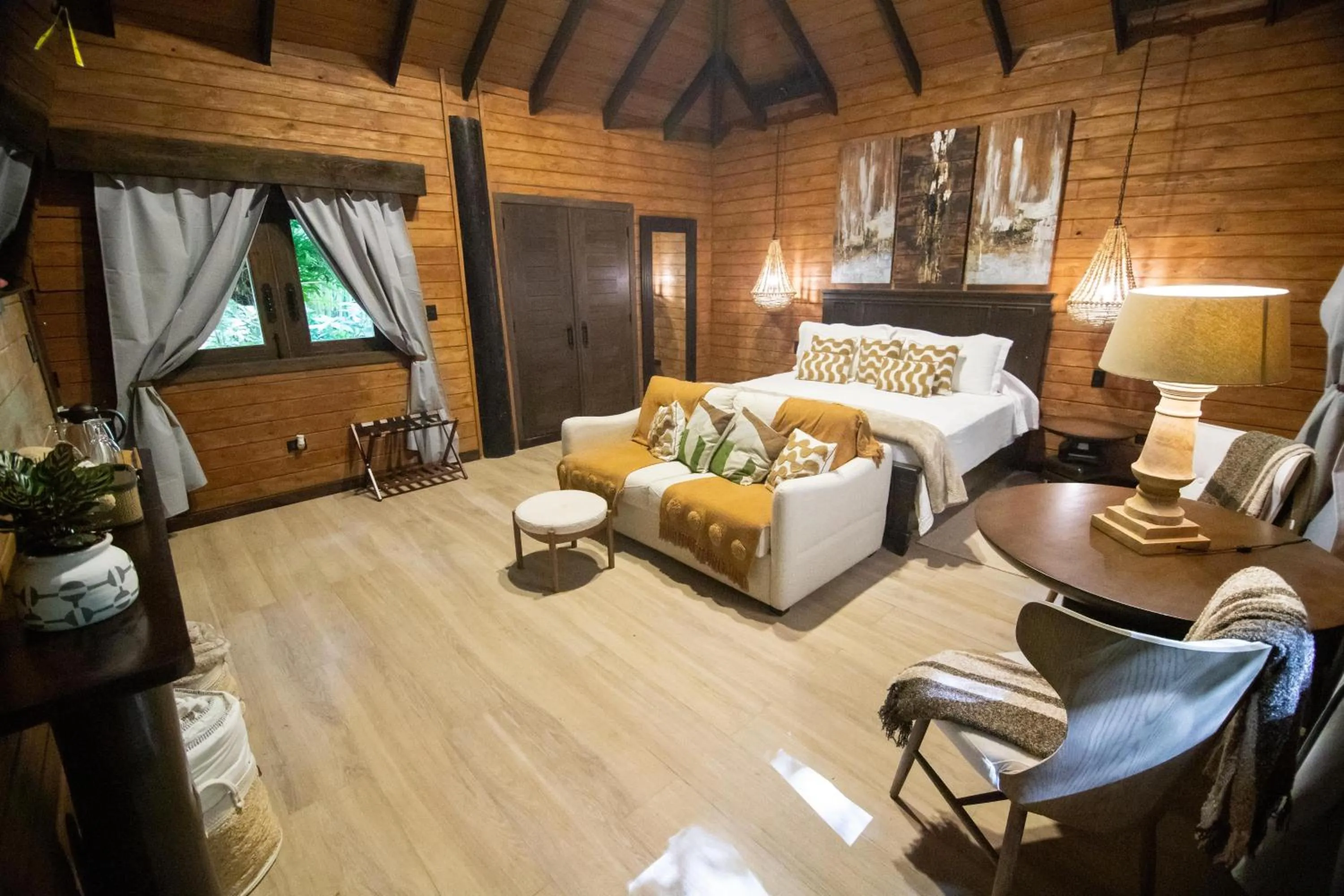 Bed in Platon Ecolodge