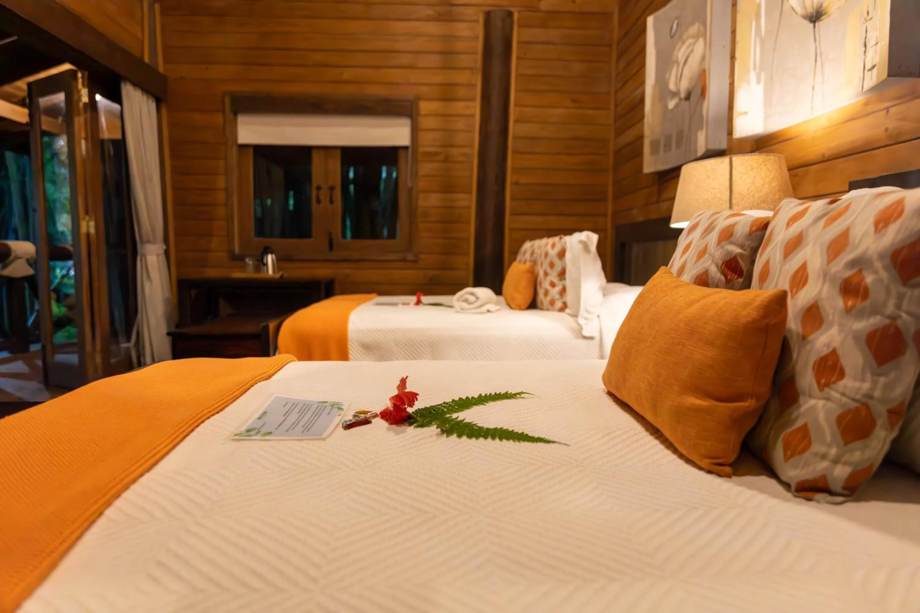 Bed in Platon Ecolodge