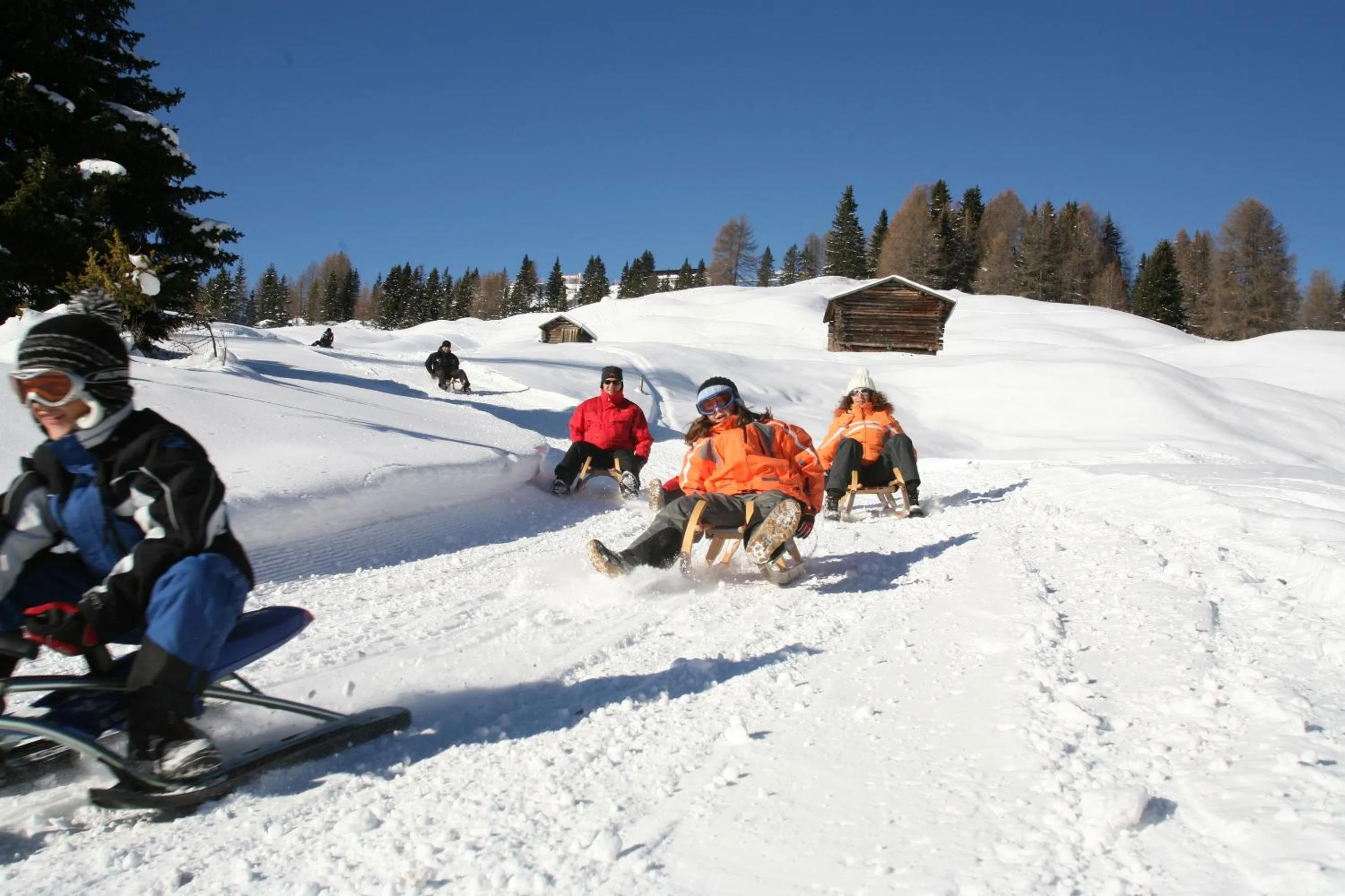 Skiing in Hotel Cristallo - Wellness Mountain Living