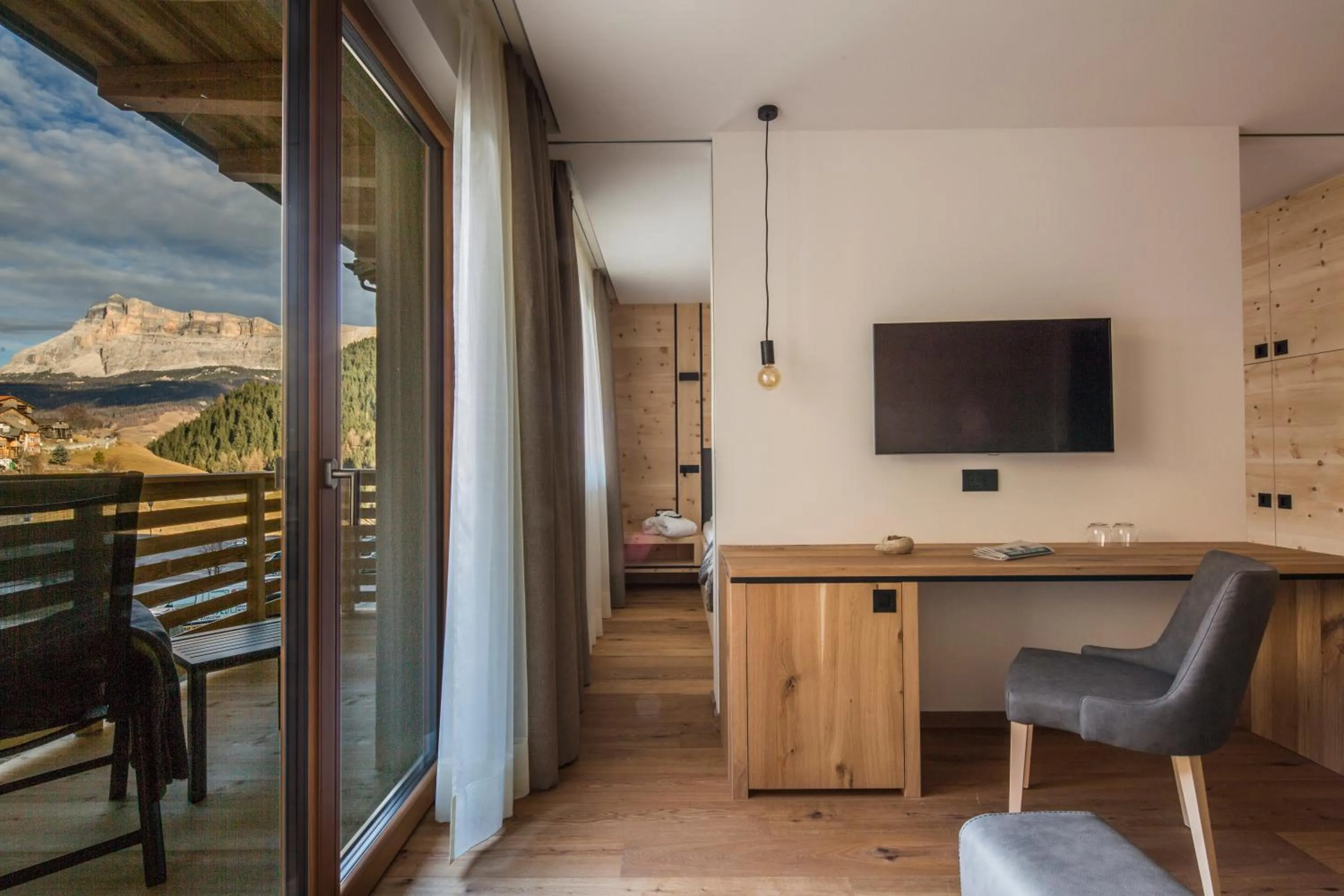 Living room in Hotel Cristallo - Wellness Mountain Living