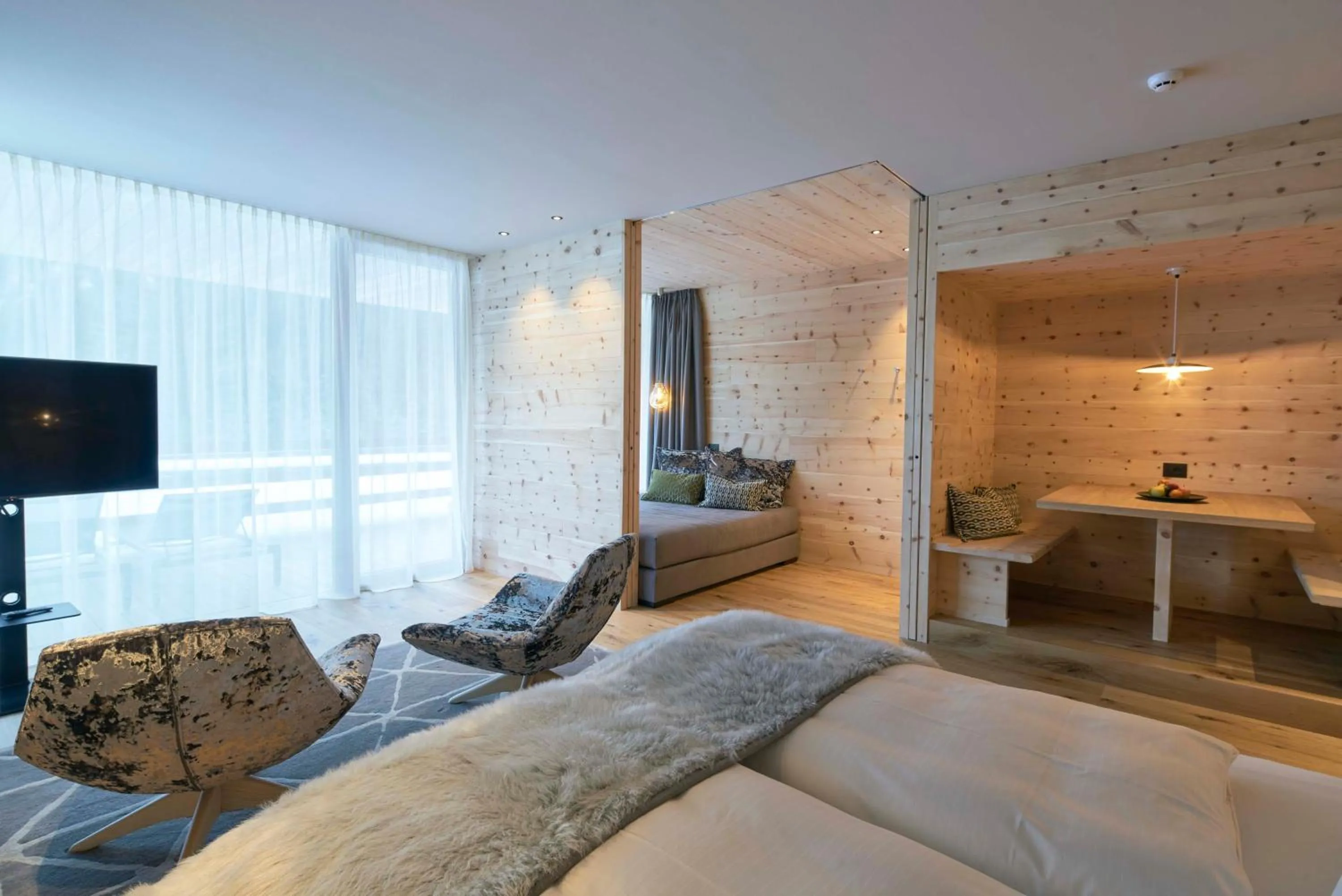 Bedroom, Bed in Hotel Cristallo - Wellness Mountain Living