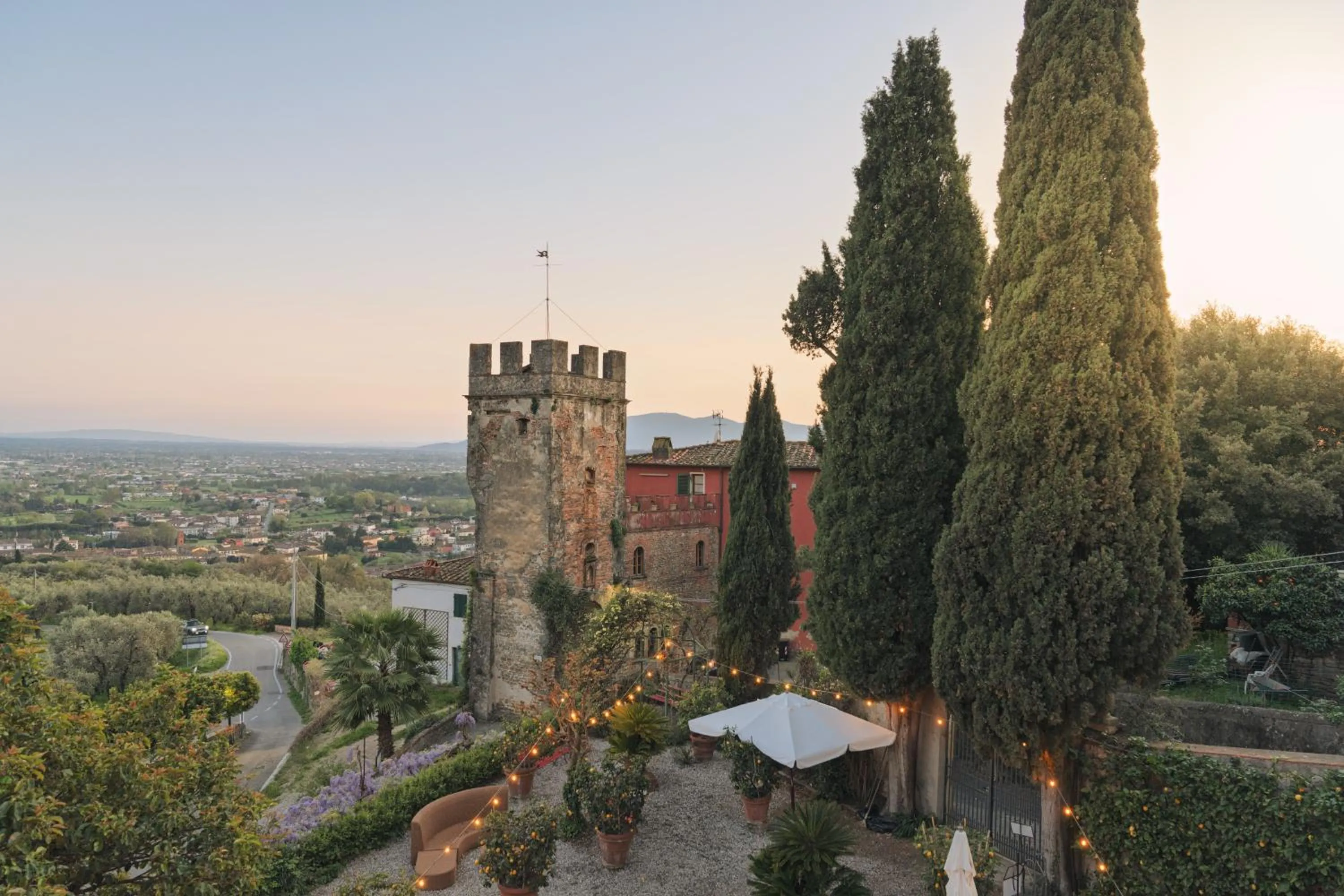 Natural landscape in Hotel Villa Sermolli