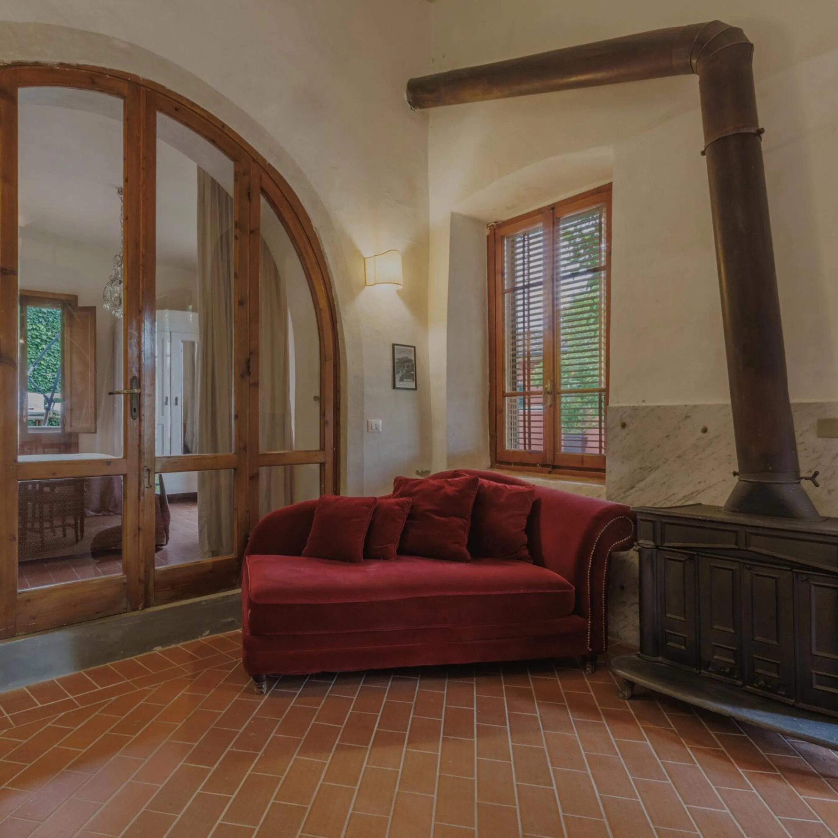 Living room in Hotel Villa Sermolli