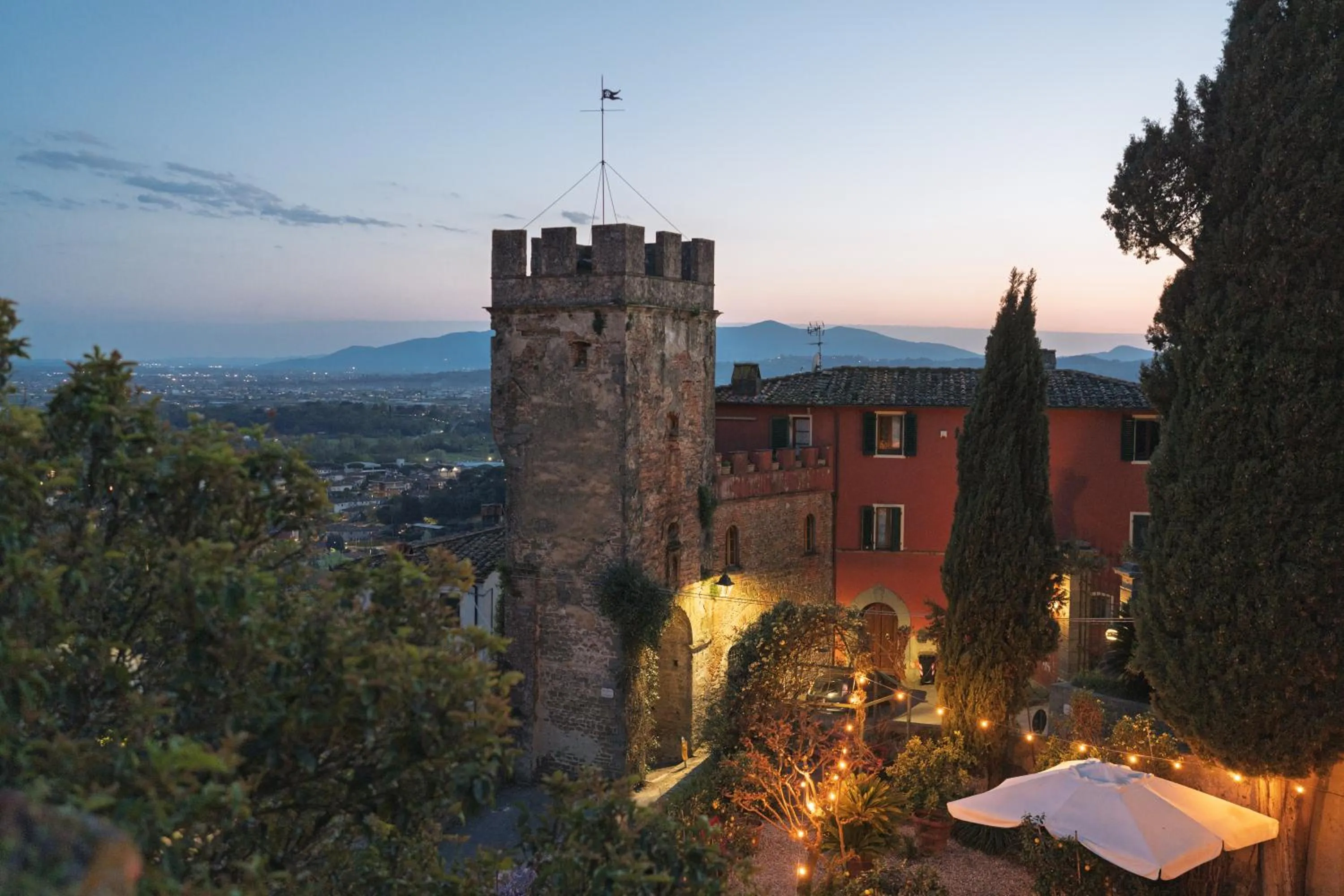 Natural landscape in Hotel Villa Sermolli