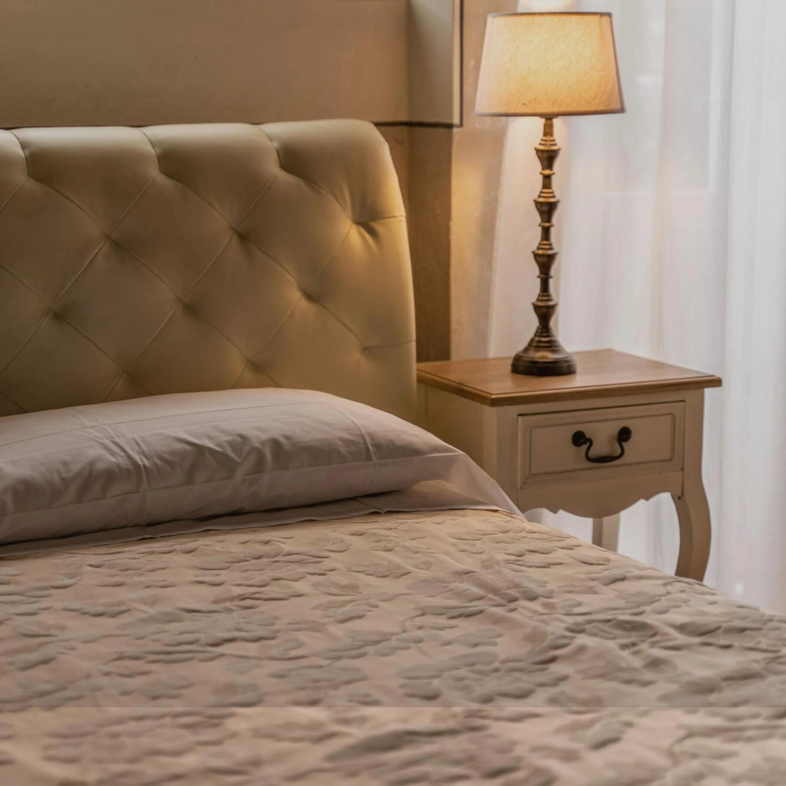 Bed in Hotel Villa Sermolli