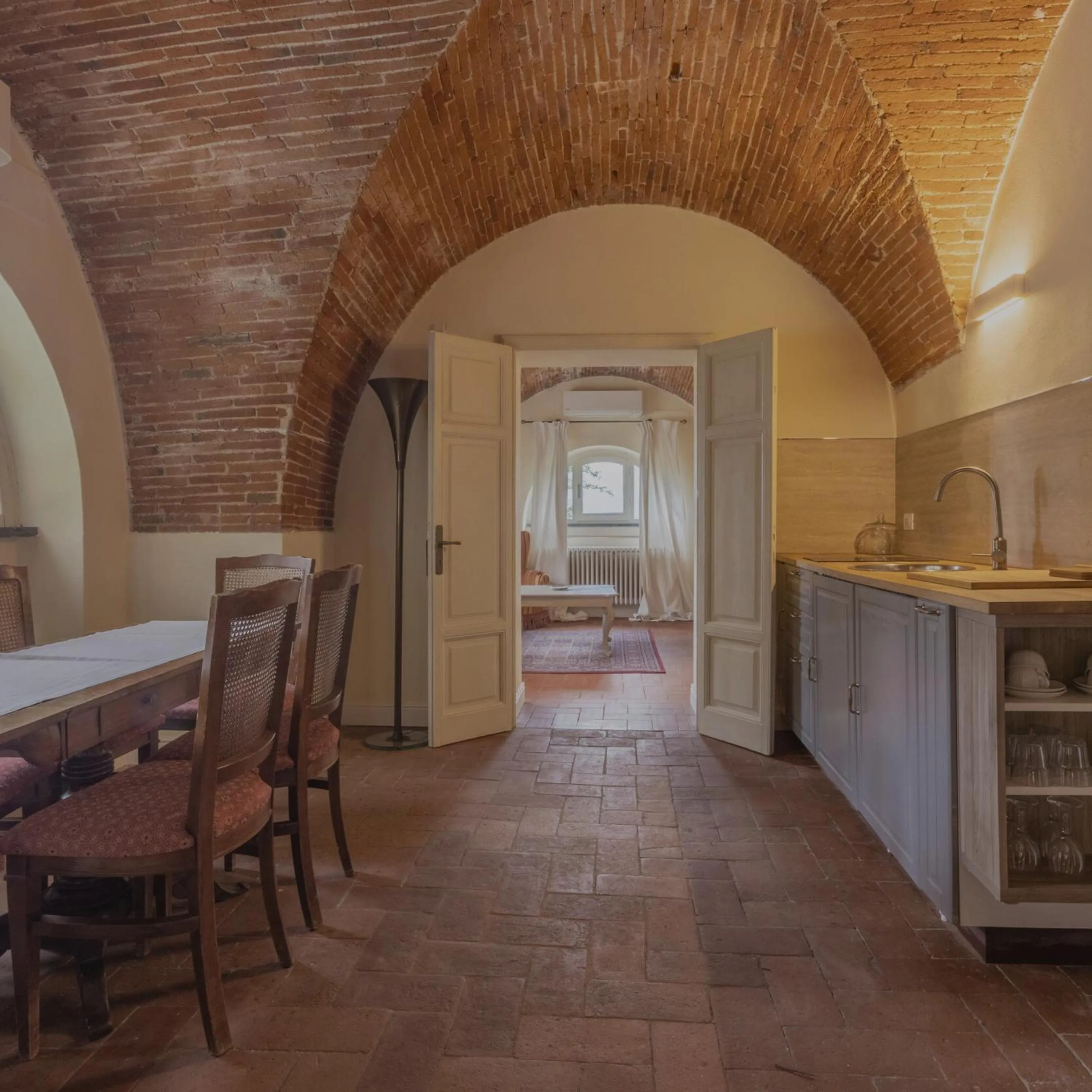kitchen in Hotel Villa Sermolli