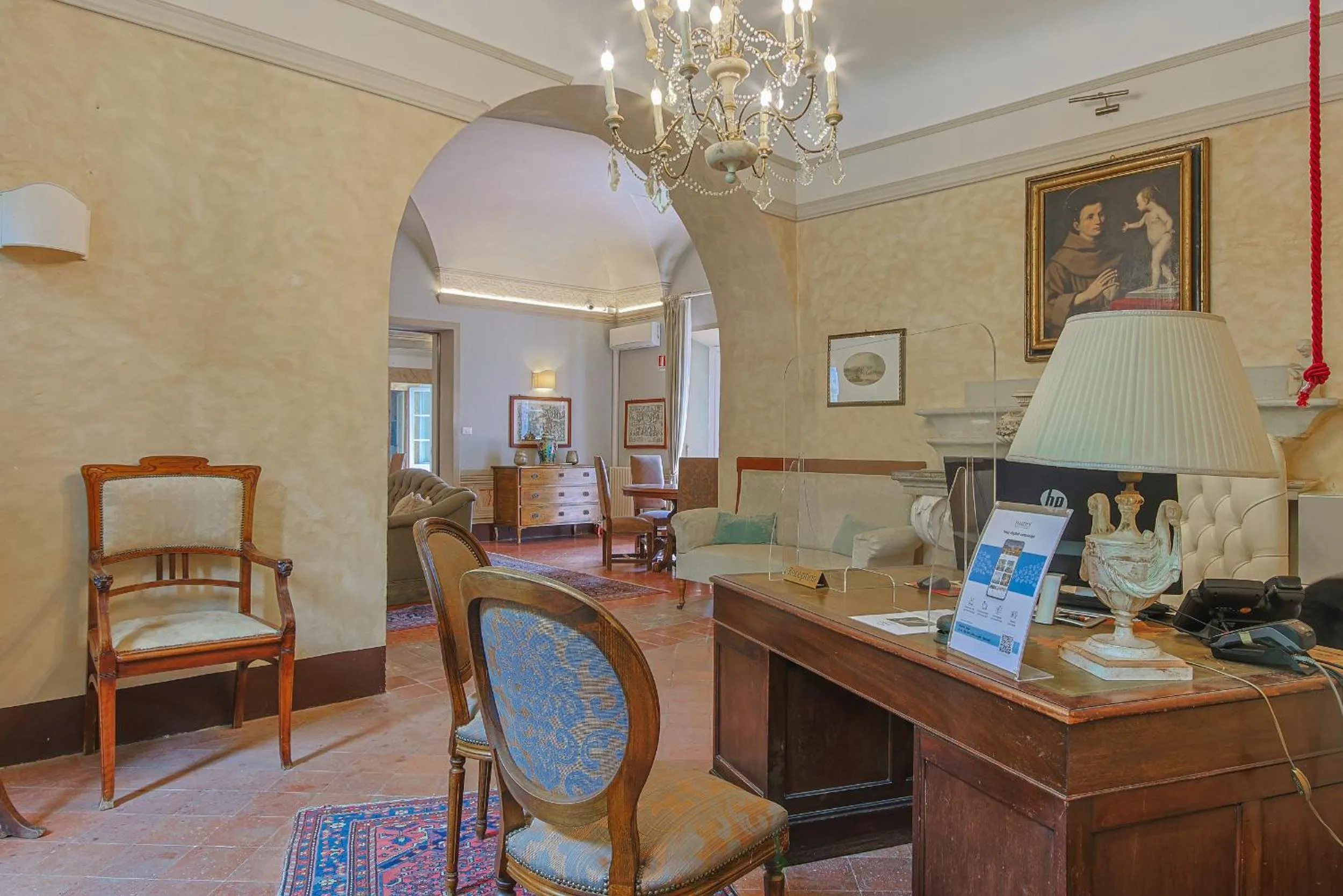 Lobby or reception in Hotel Villa Sermolli