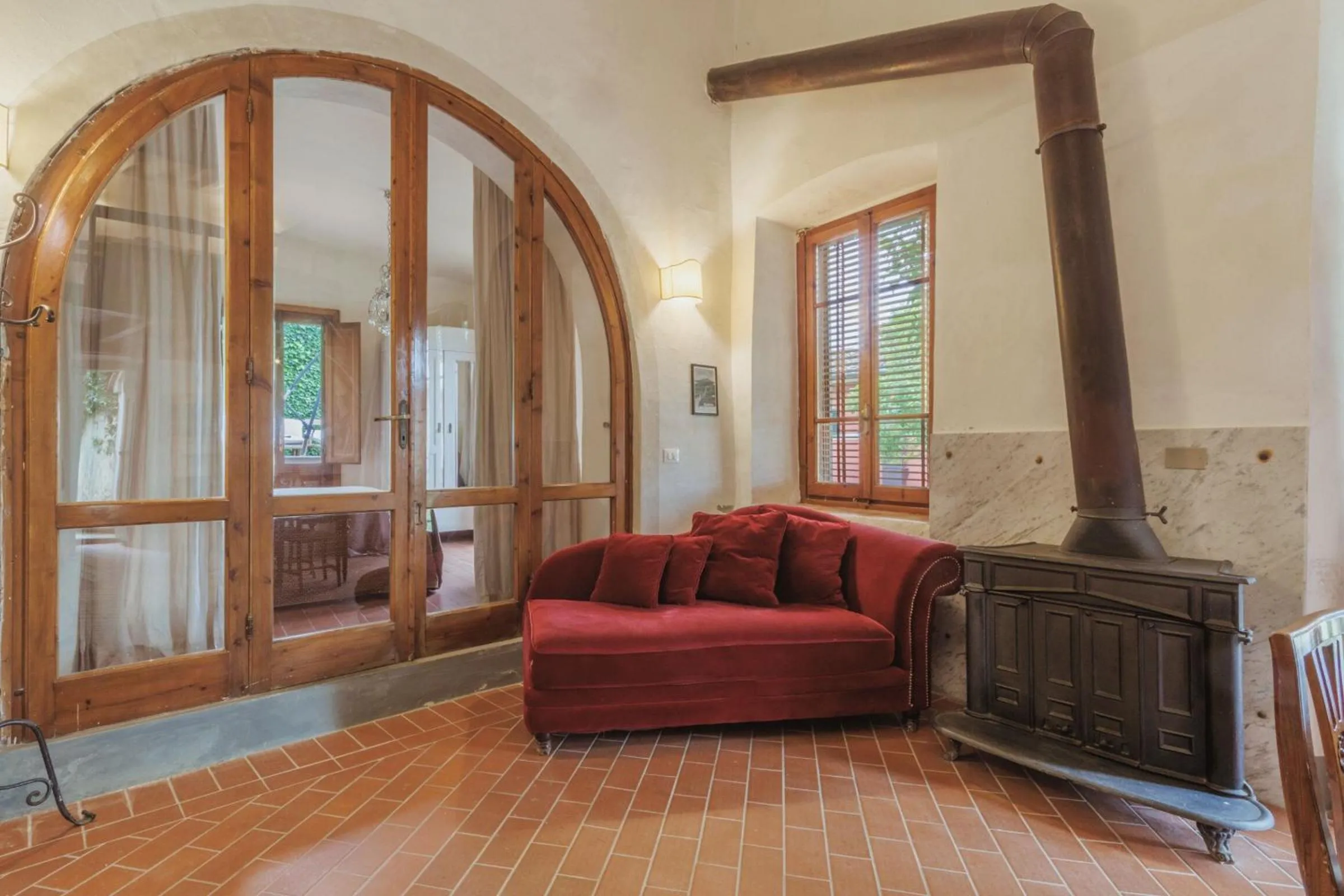 Living room in Hotel Villa Sermolli