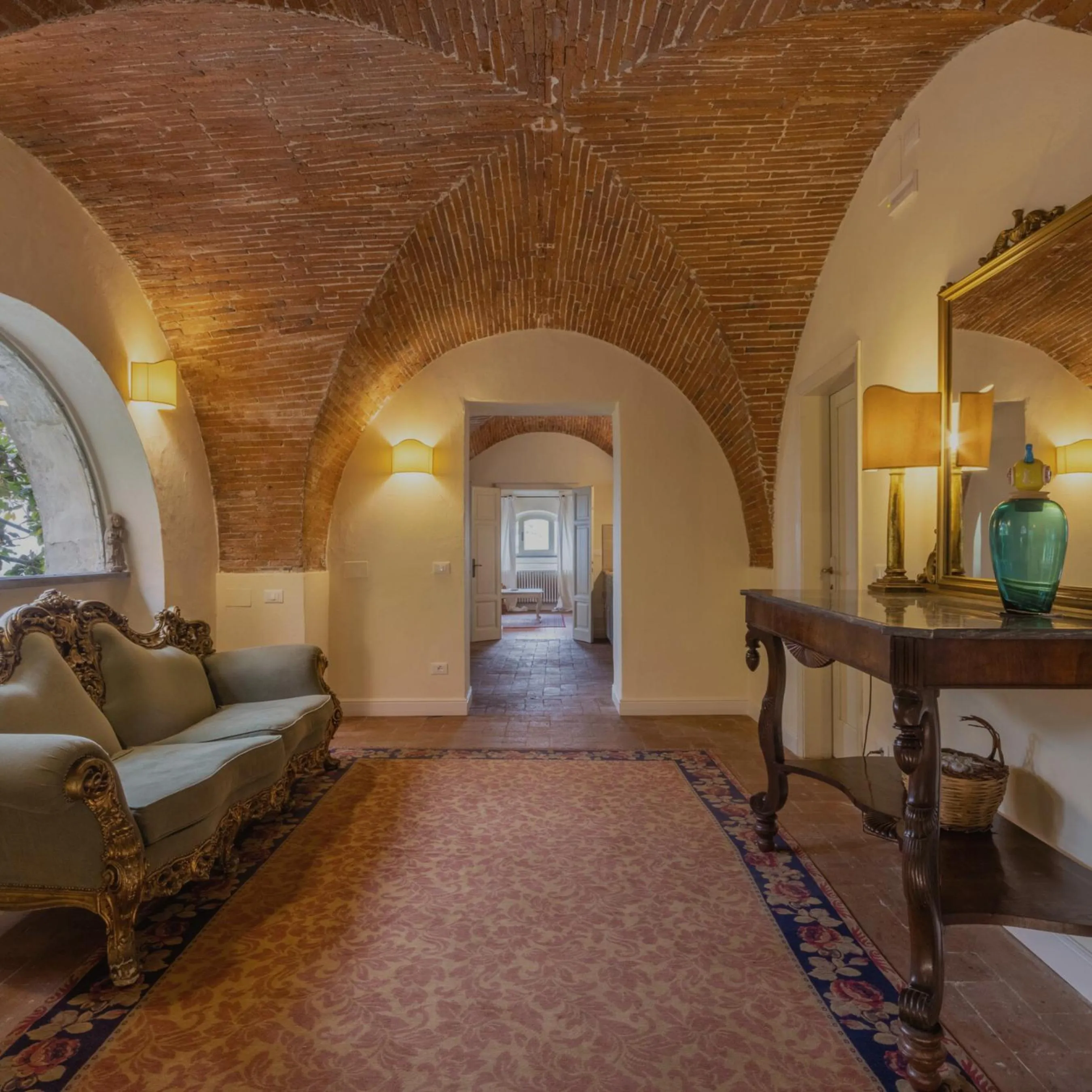 Living room in Hotel Villa Sermolli