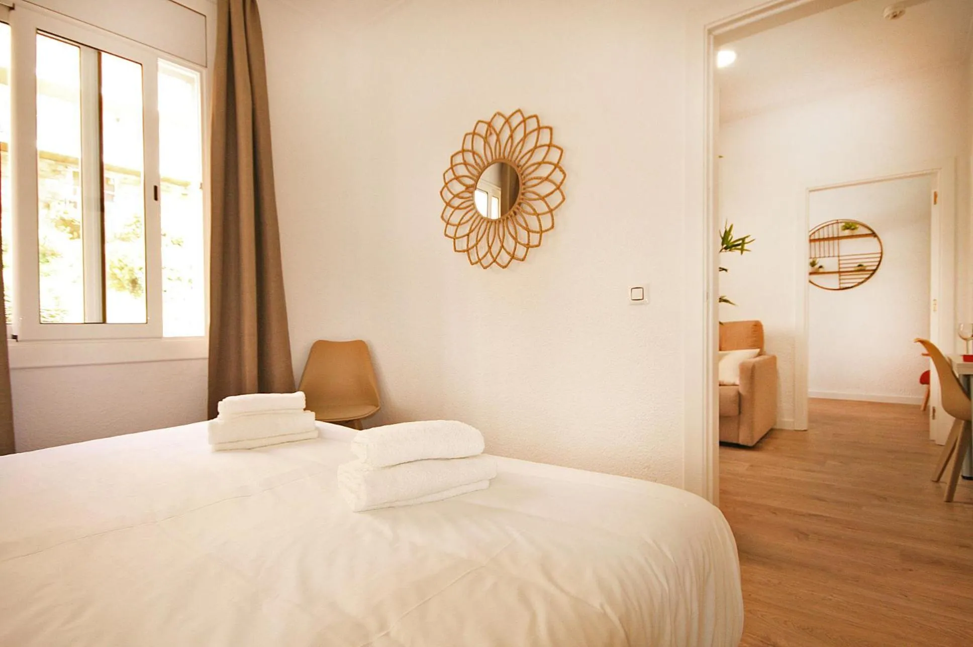 Bed in Apartamentos Venecia