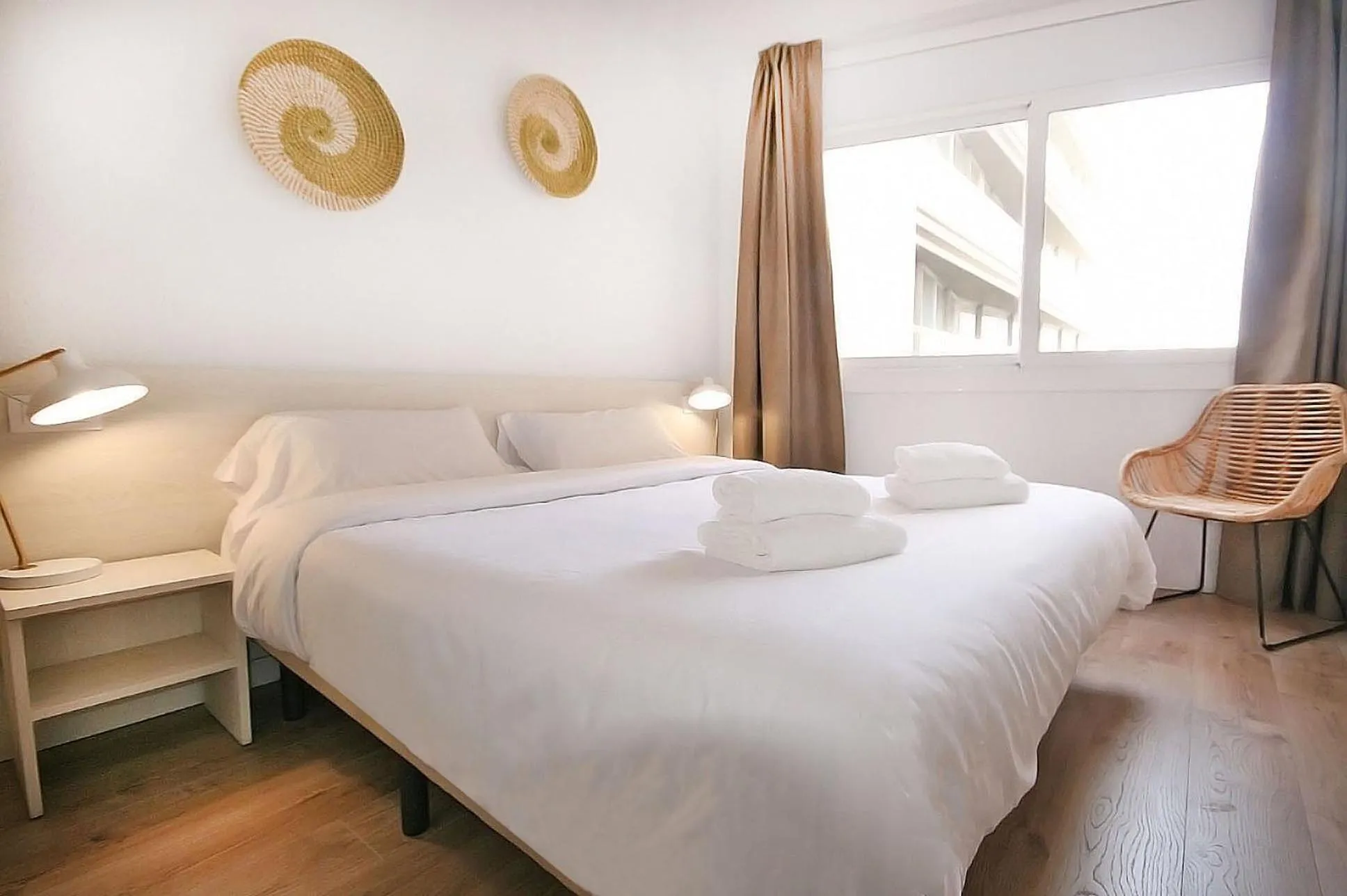 Bed in Apartamentos Venecia