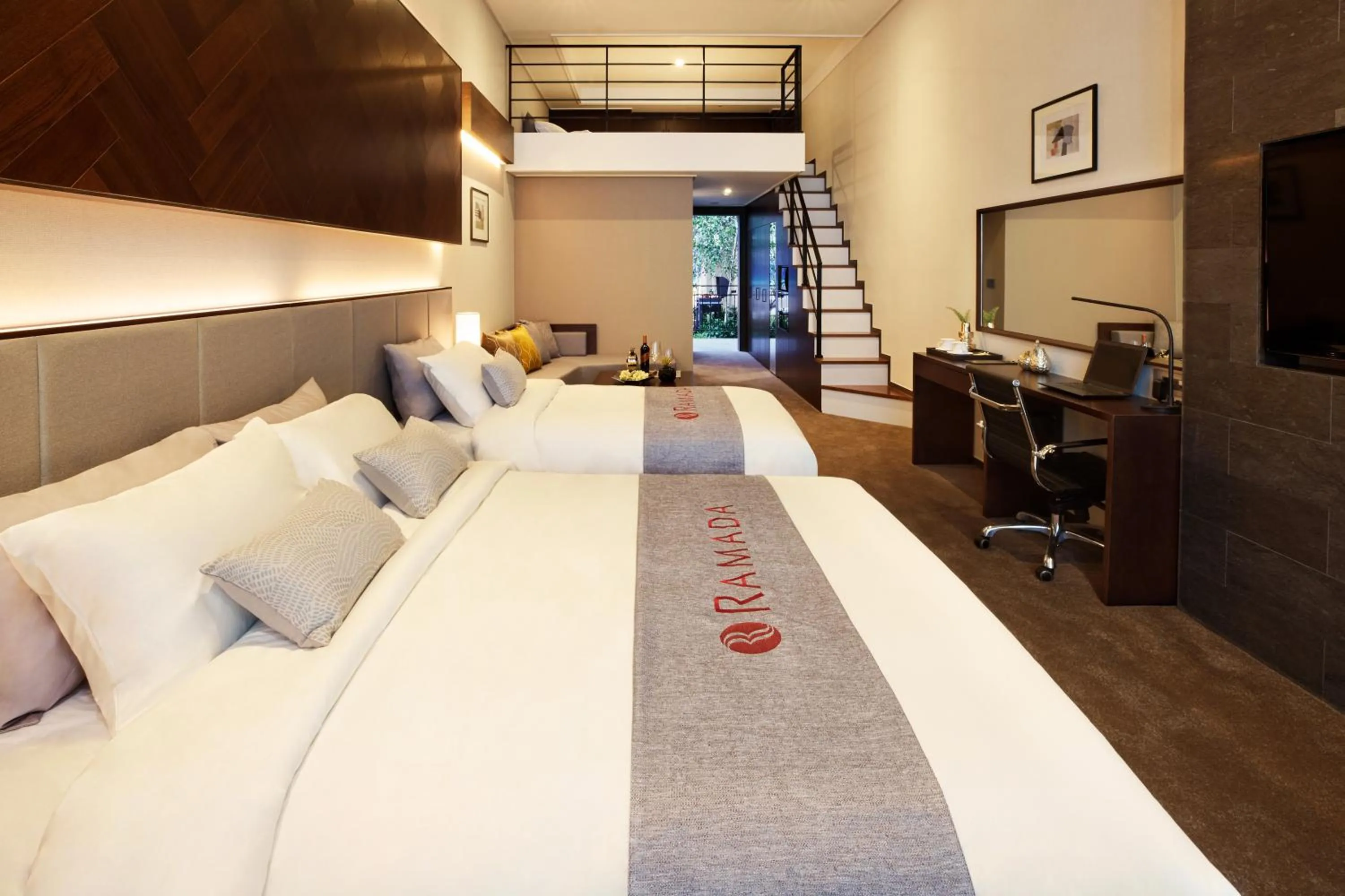 Photo of the whole room, Bed in Ramada Hotel & Suite by Wyndham Gangwon Pyeongchang