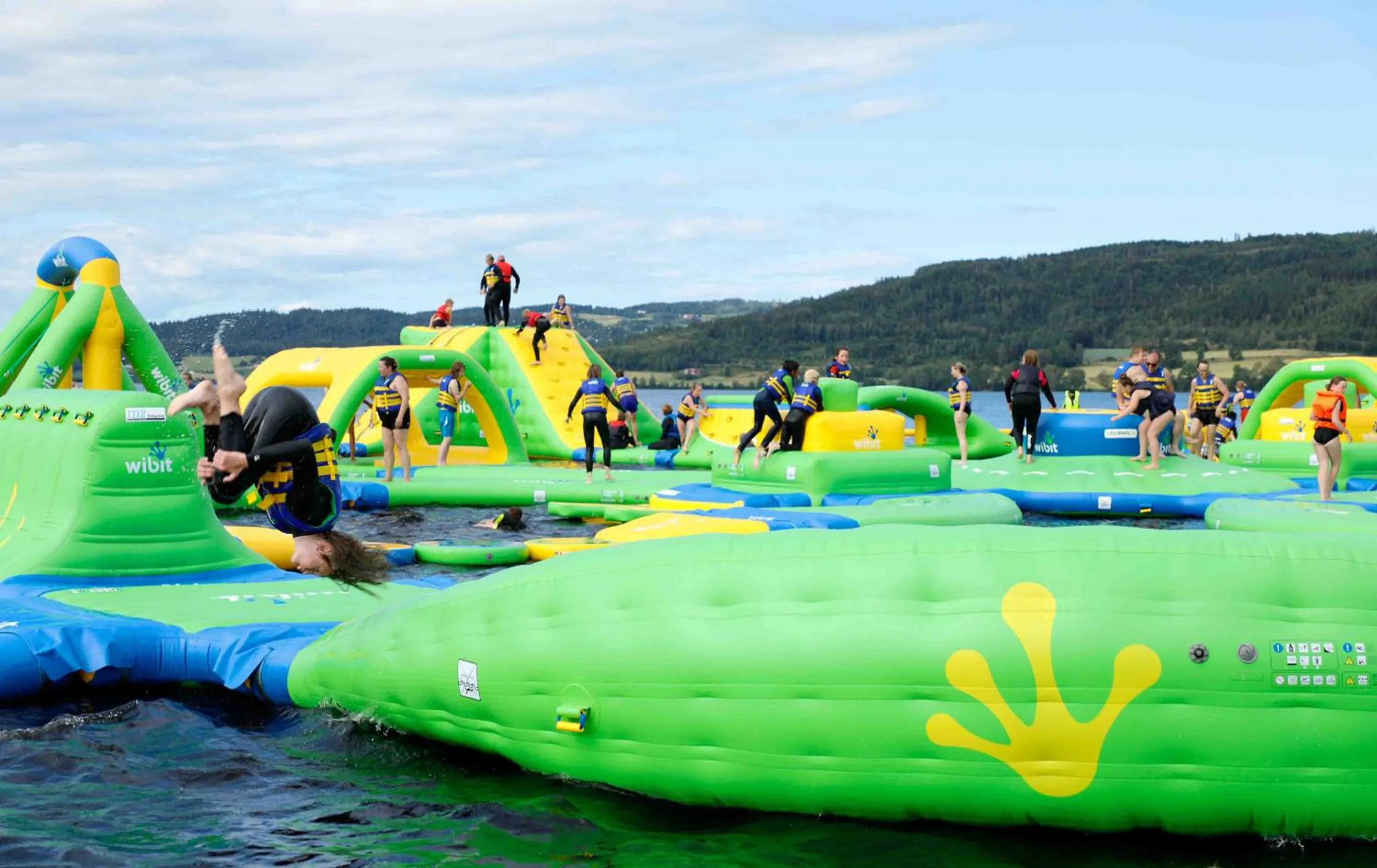 Aqua park in Thorbjørnrud Hotell