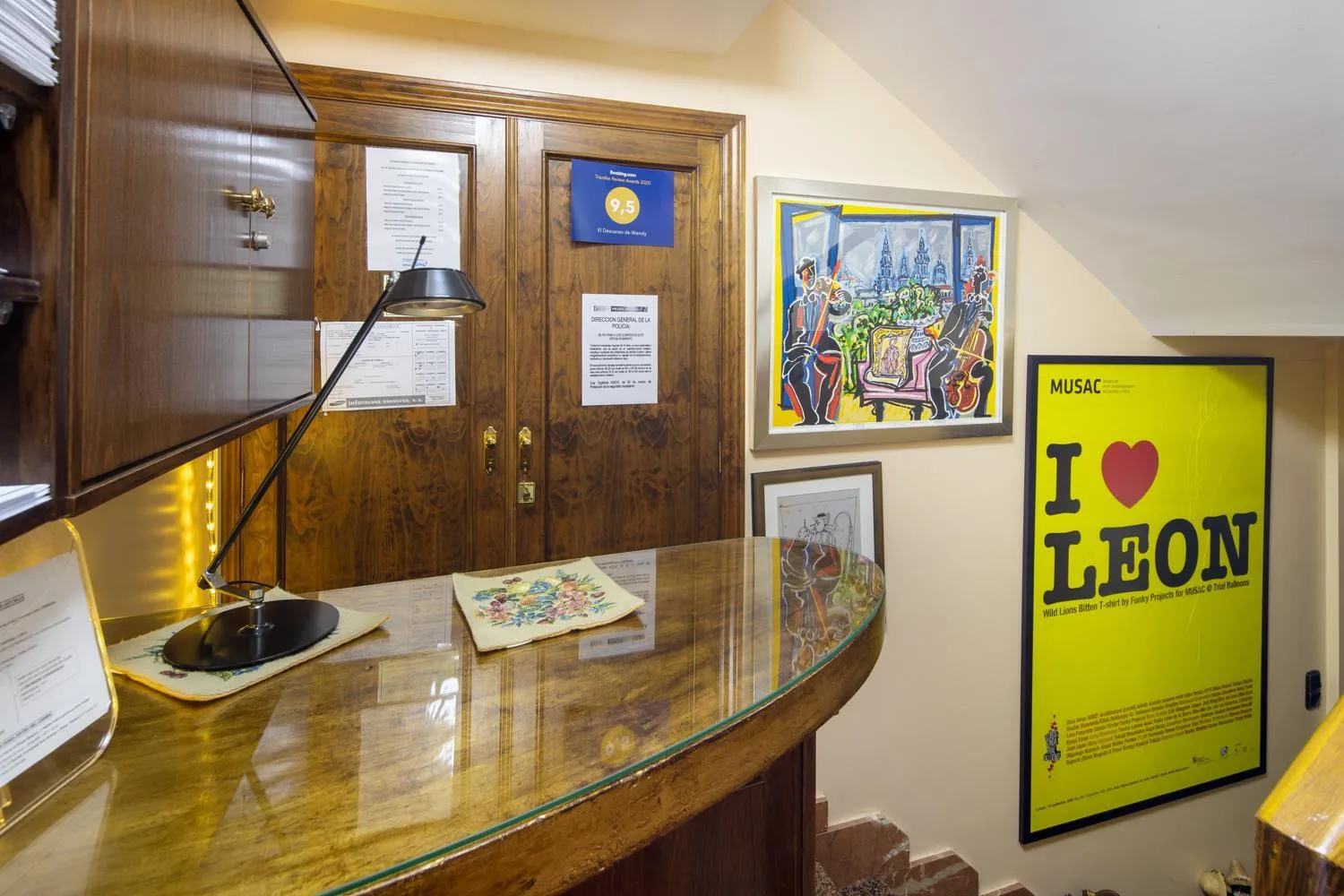 Lobby or reception in El Descanso de Wendy