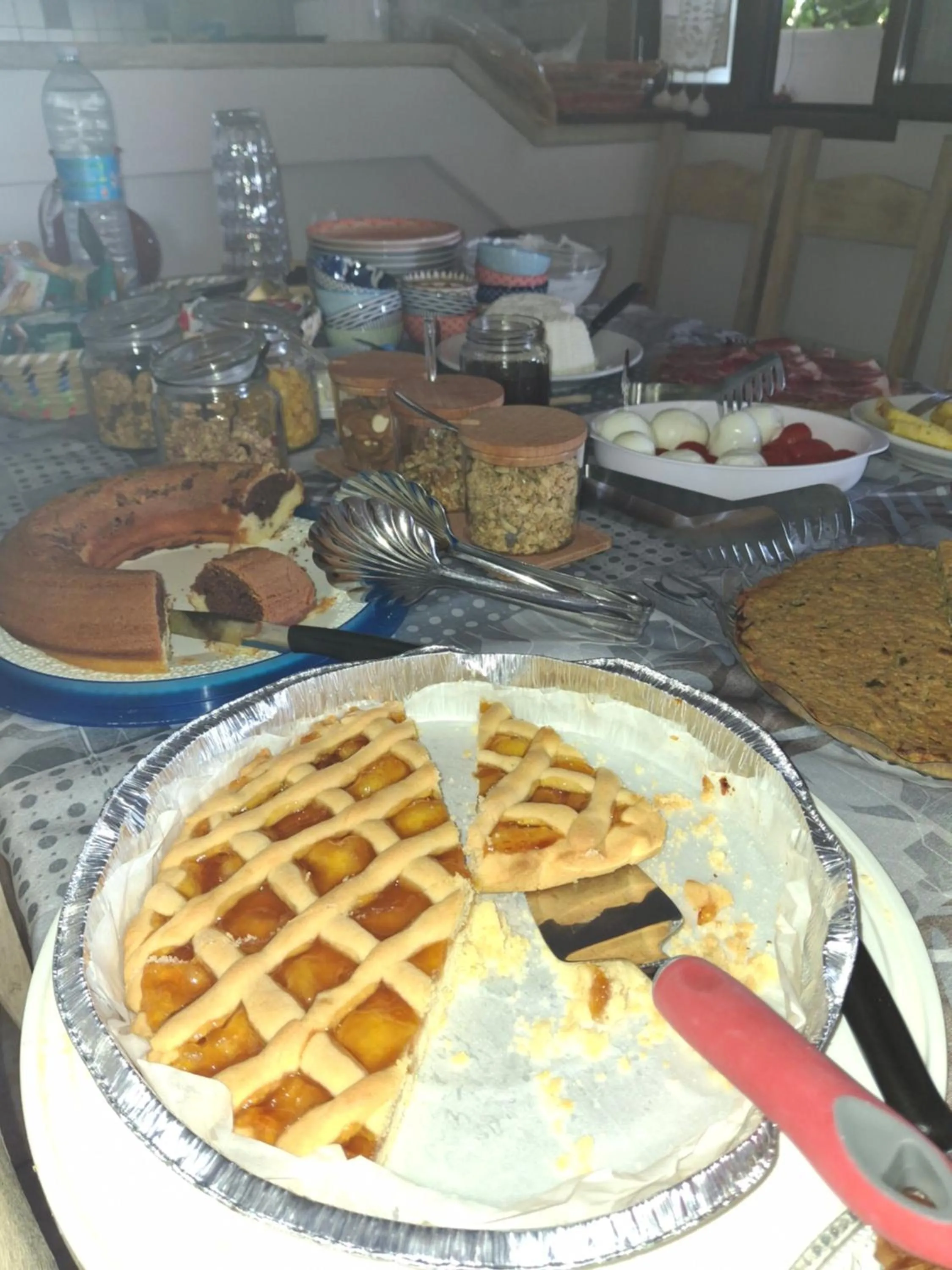 Buffet breakfast in B&B Sa Soliana