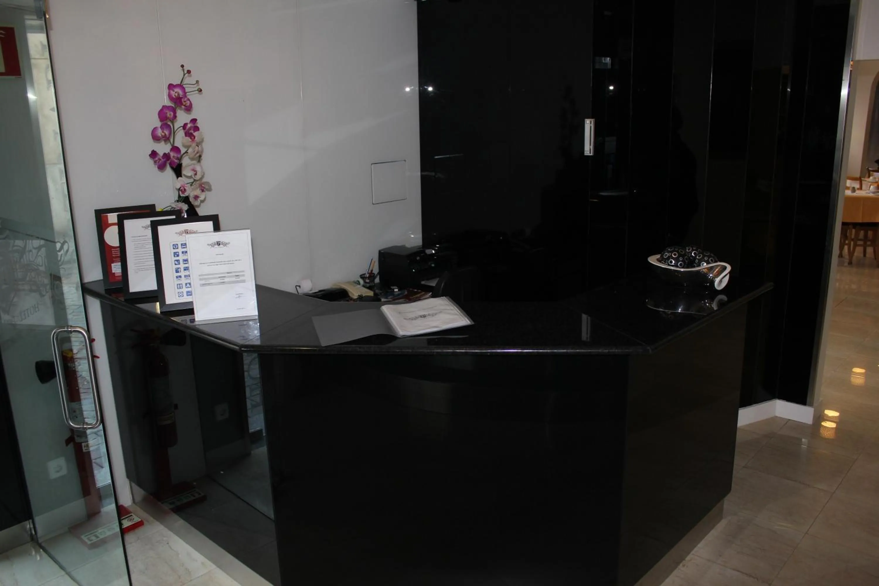 Lobby or reception in Hotel Portinari